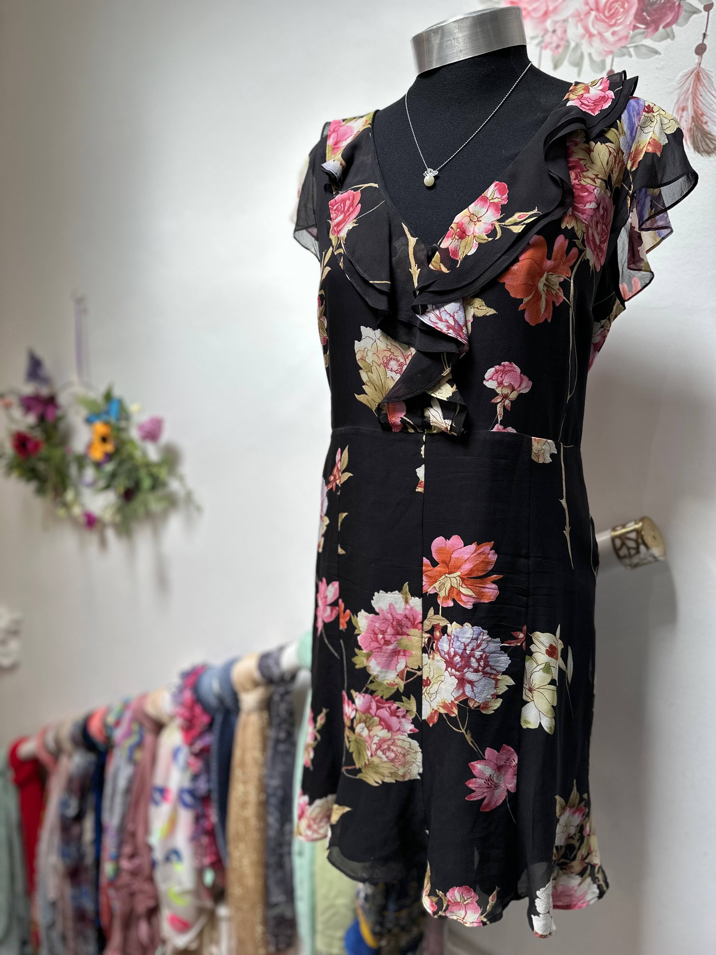 Max mara floral dress hotsell