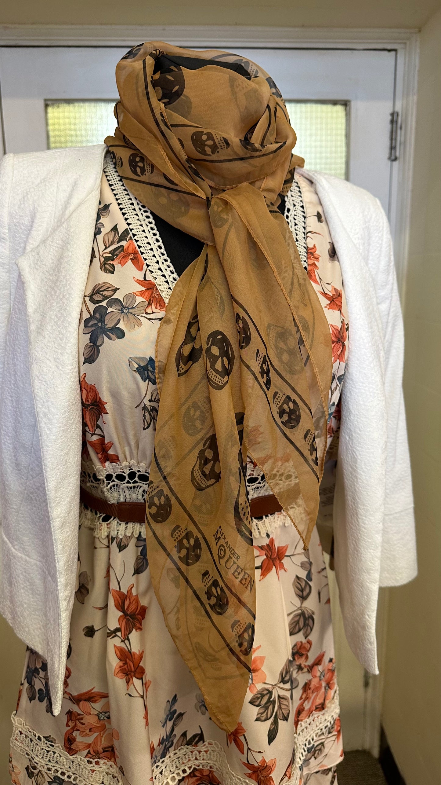 Designer Alexander Mc Queen Scarf