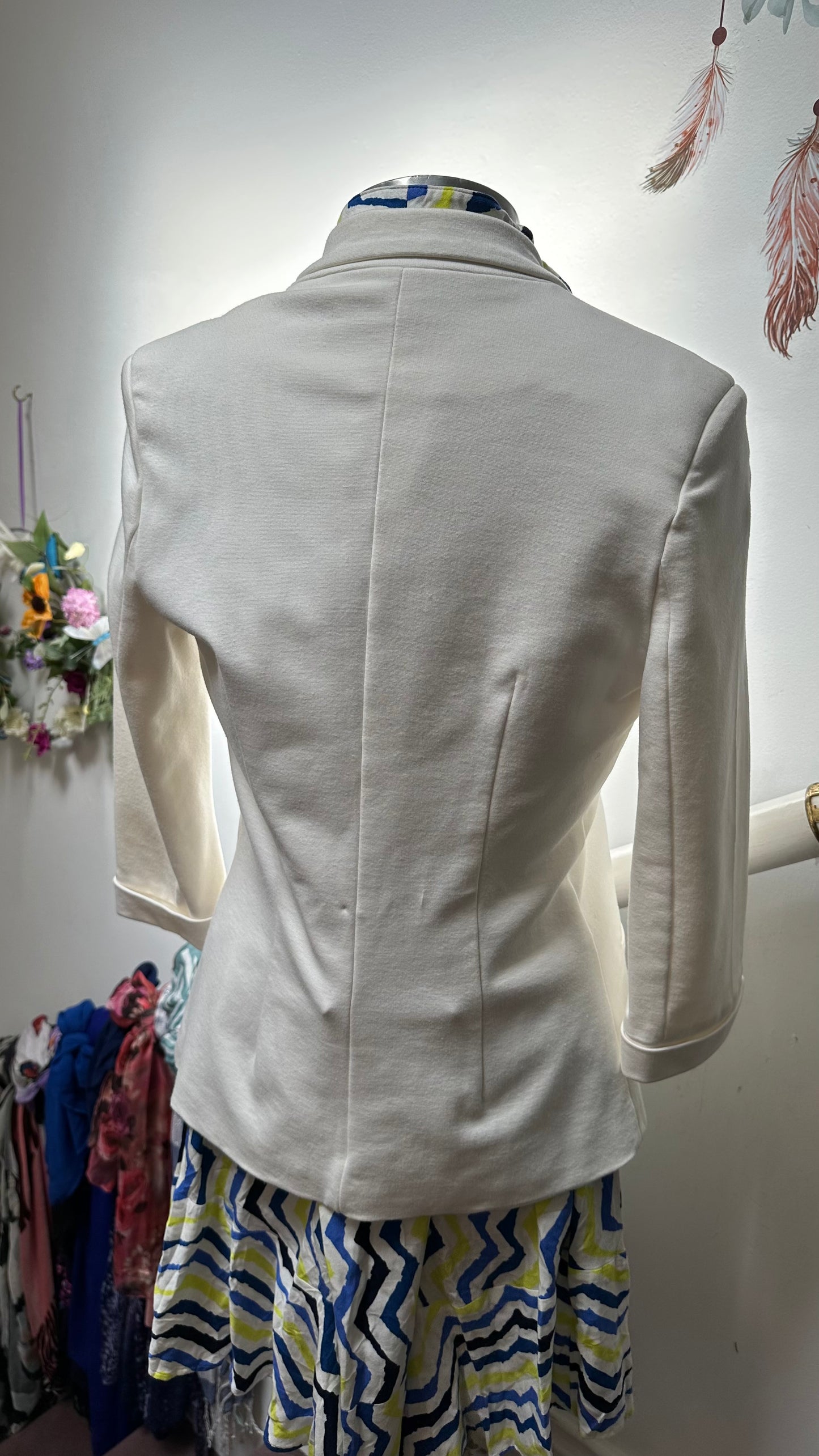 Quiz White Blazer Size 10