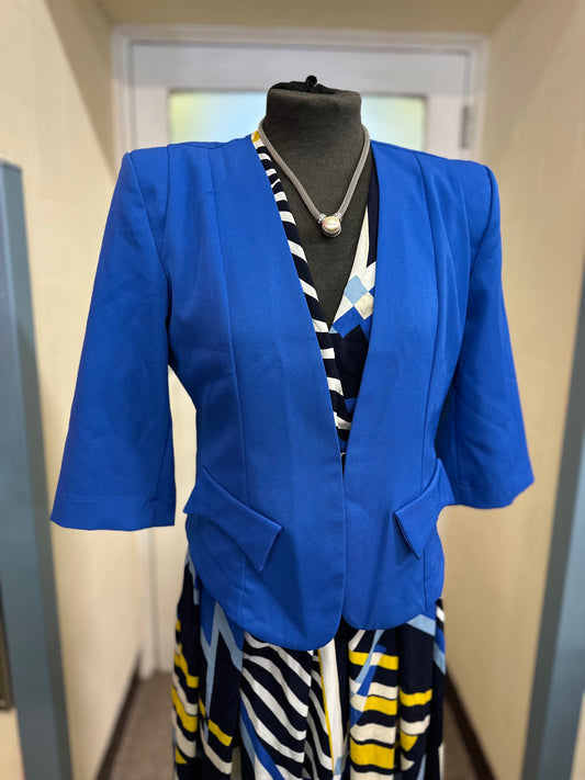 Marc Angelo Cropped Blazer Size 12
