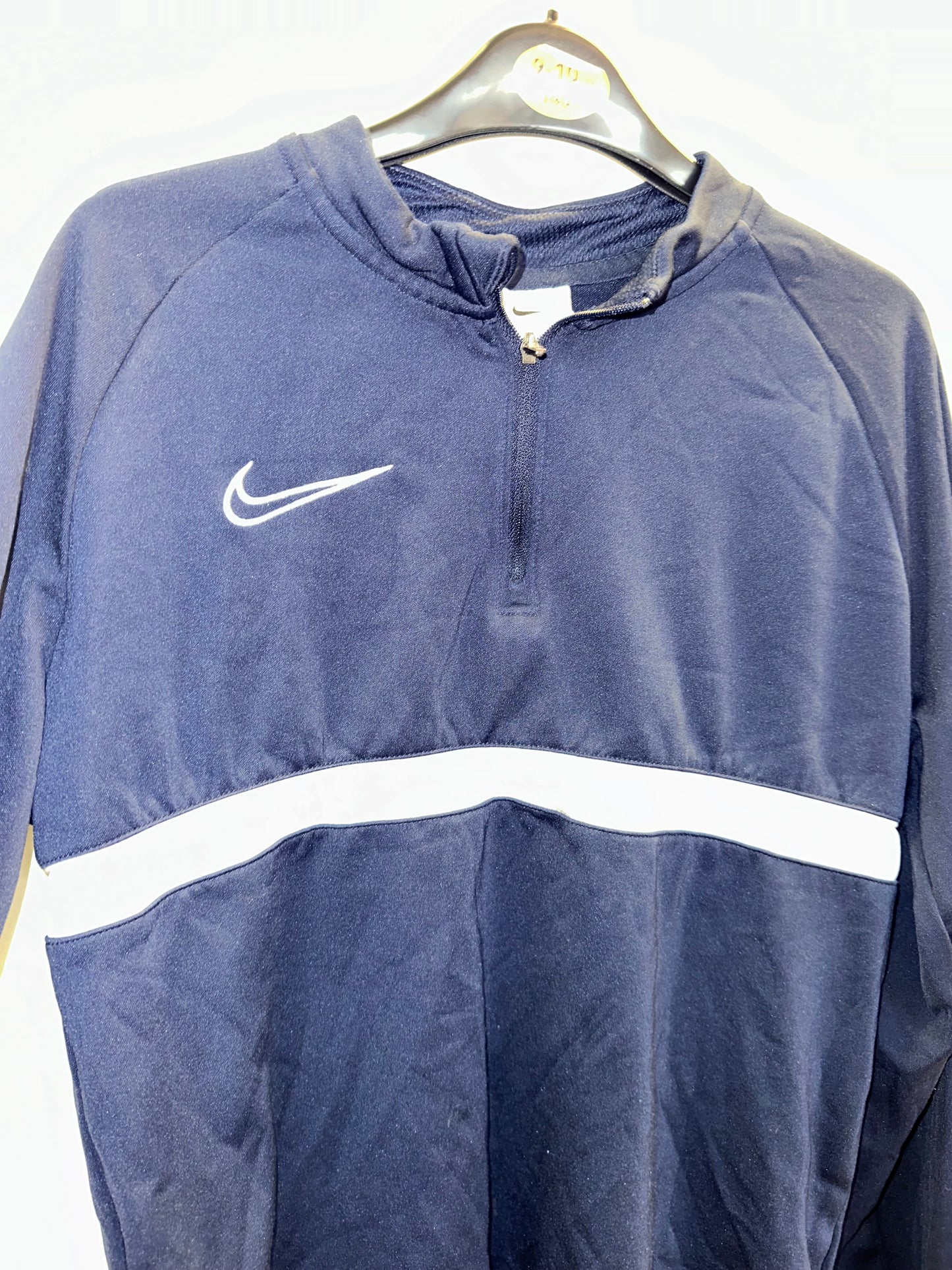 Nike Navy Half Zip, Age 13-14