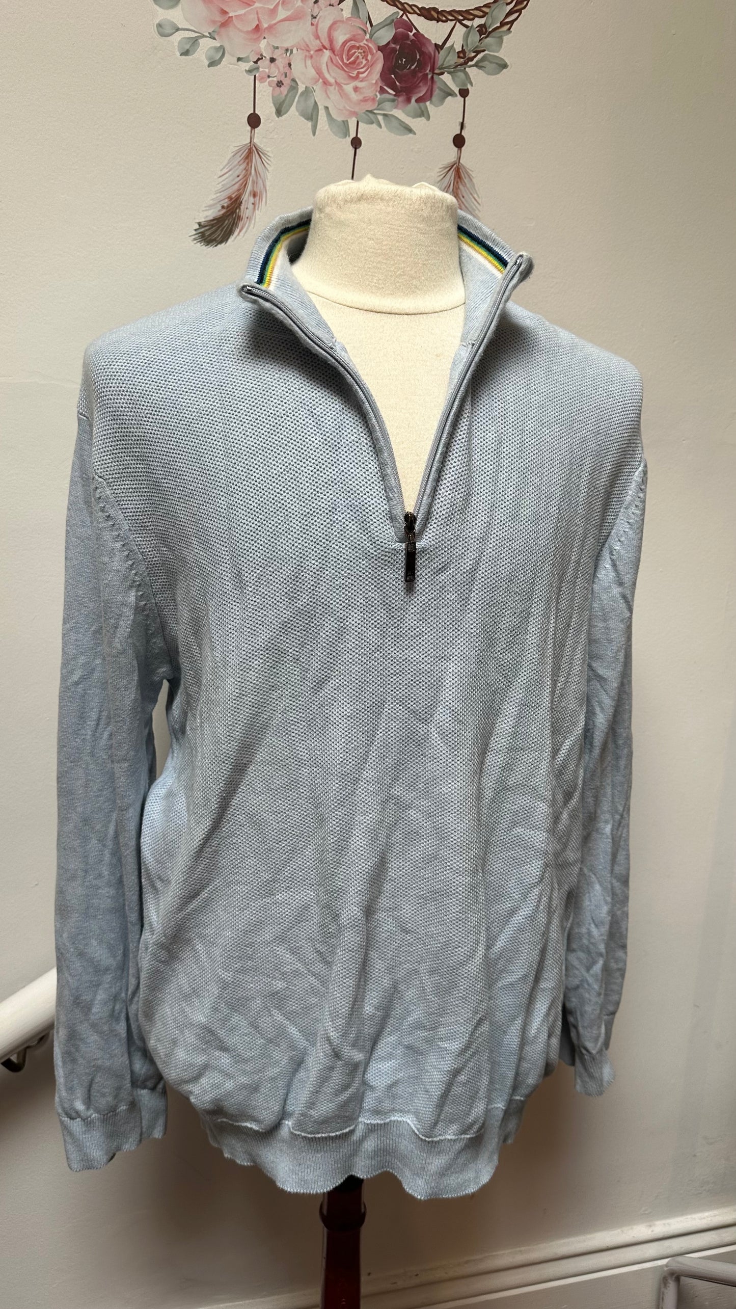 William Tailor Super Soft 100% Cotton Sweater Size 2XL