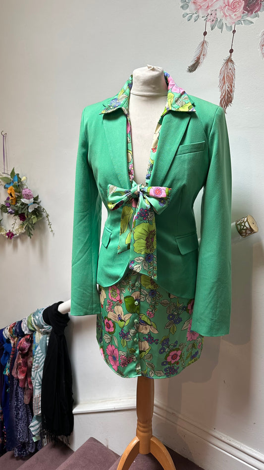 Only Green Blazer New with Tags Size 10 RRP €39.99