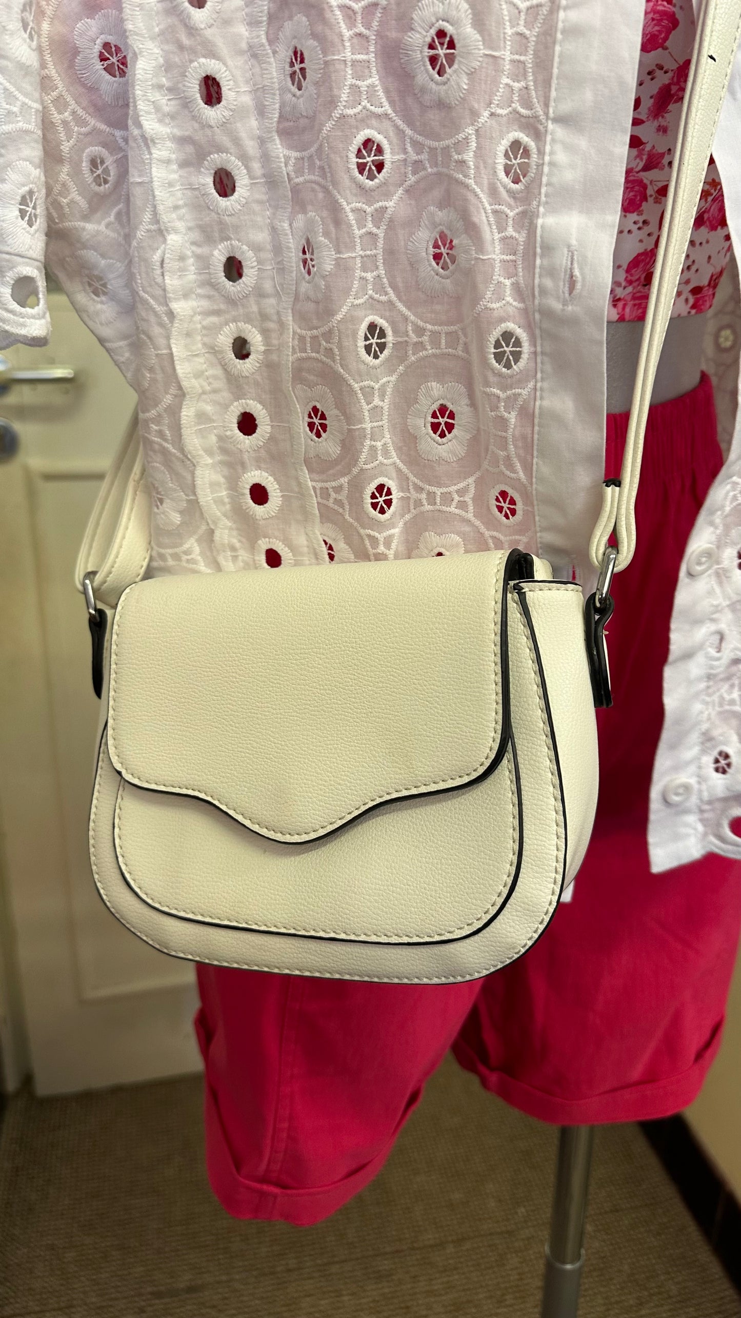 Off White Crossbody Bag