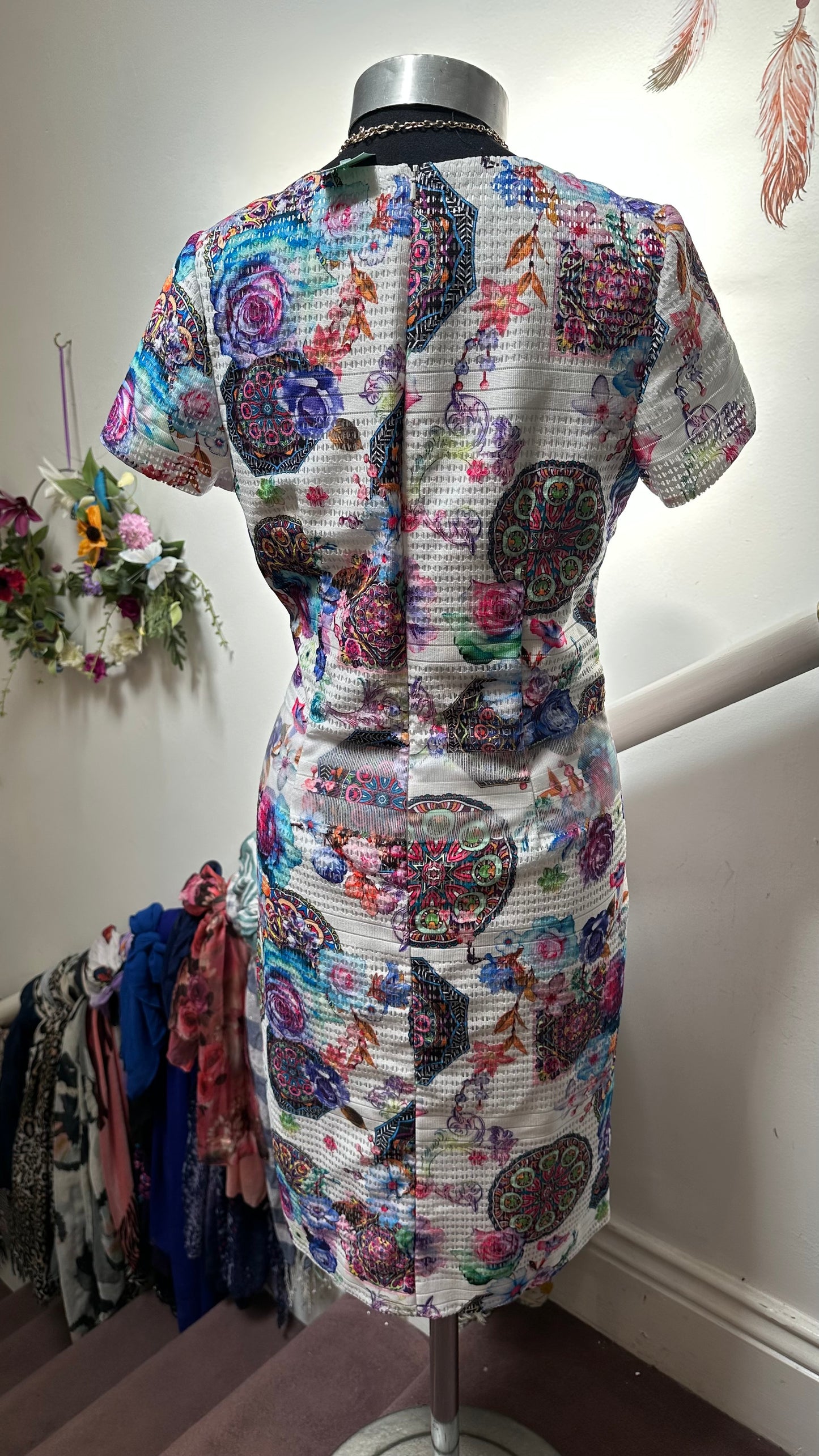 Libra Multi-Coloured Dress Size 12