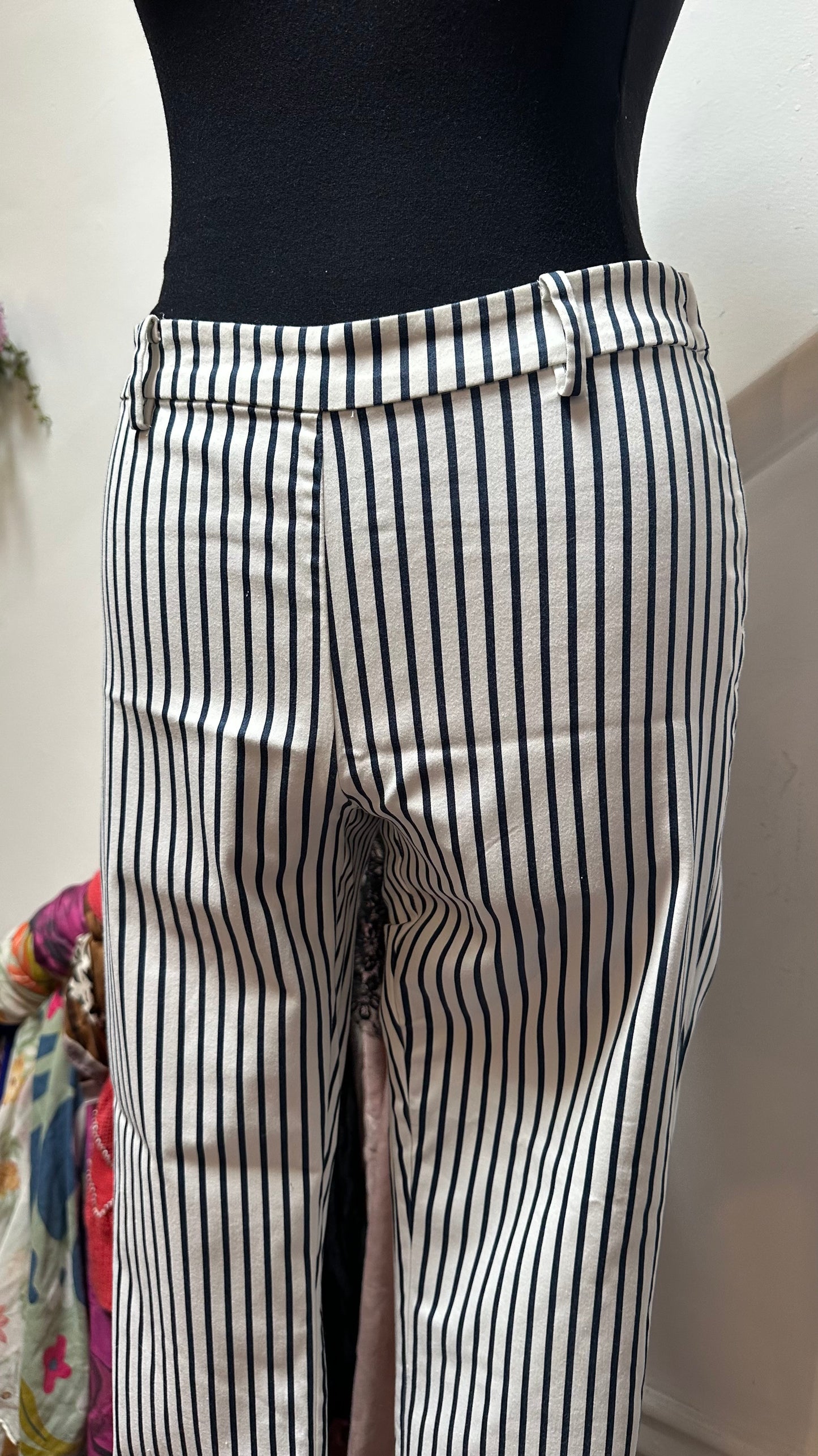 H&M Striped Trousers Size 10