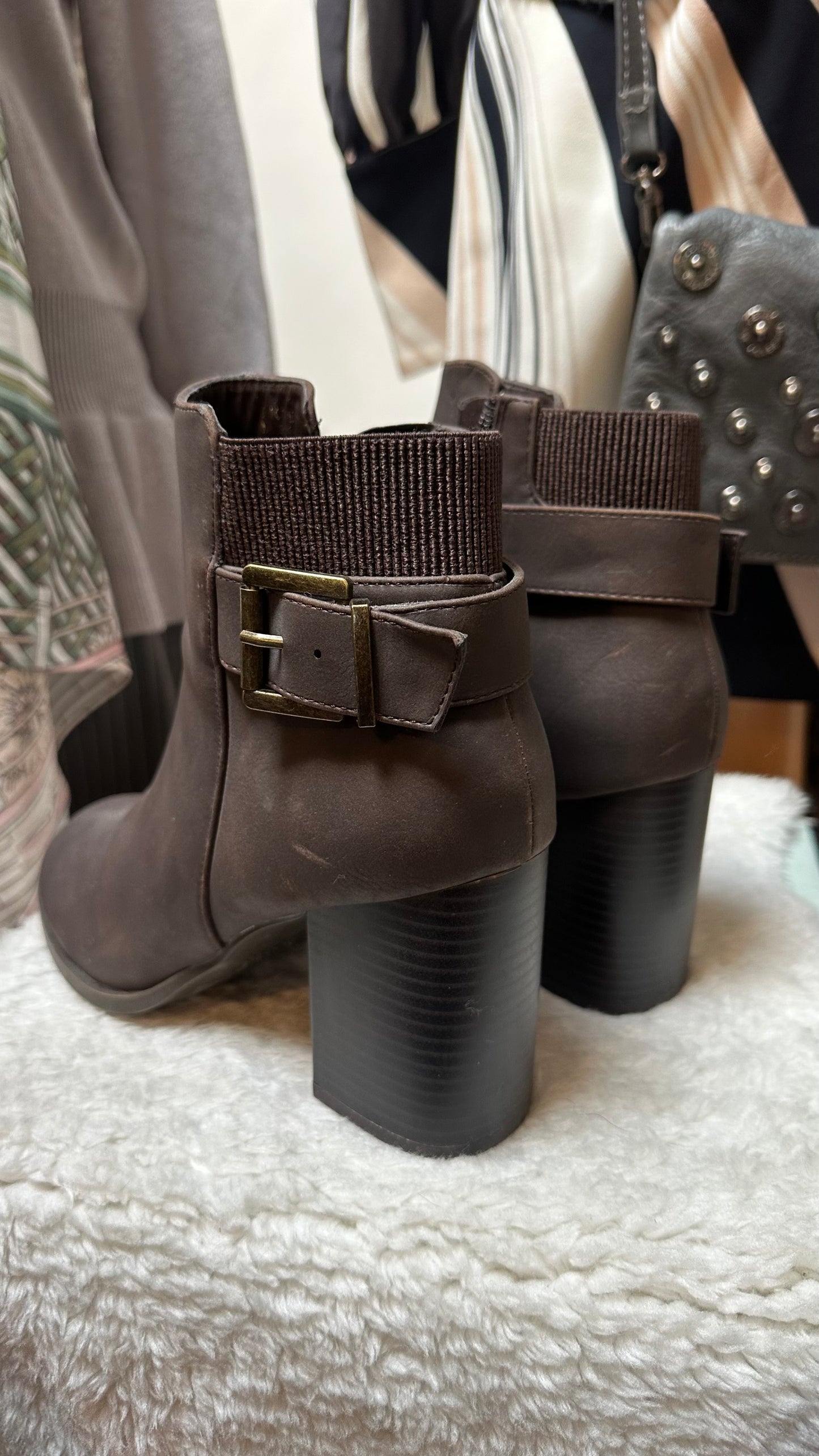 Primark Wide Fit Grey Ankle Boots Size 5