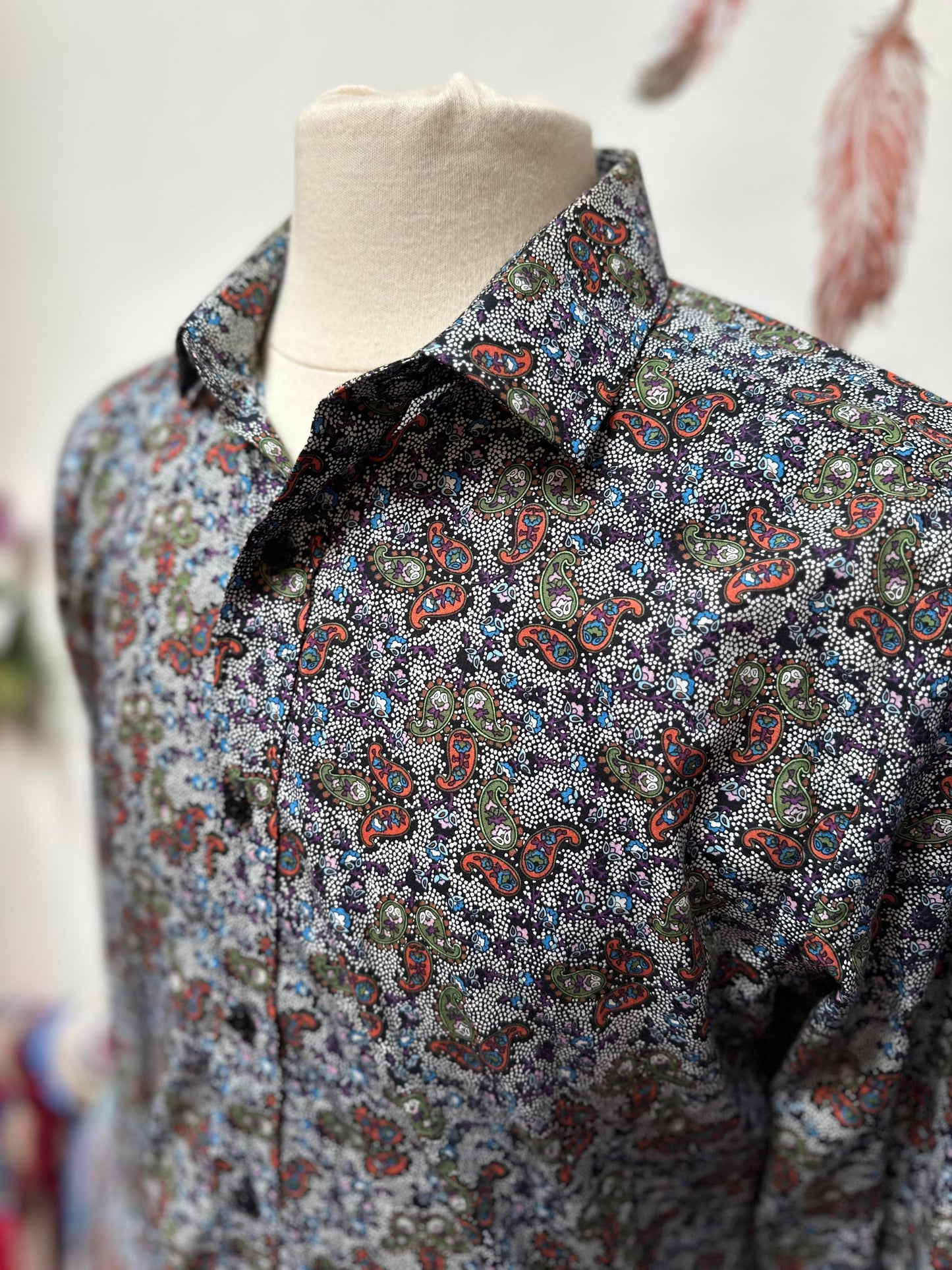 Designer Gianni Feraud 100% Cotton Shirt Size M