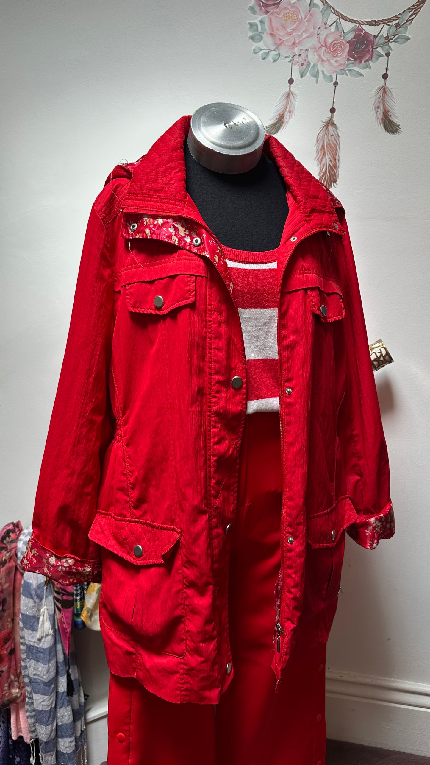 Paco Red Jacket Size 18