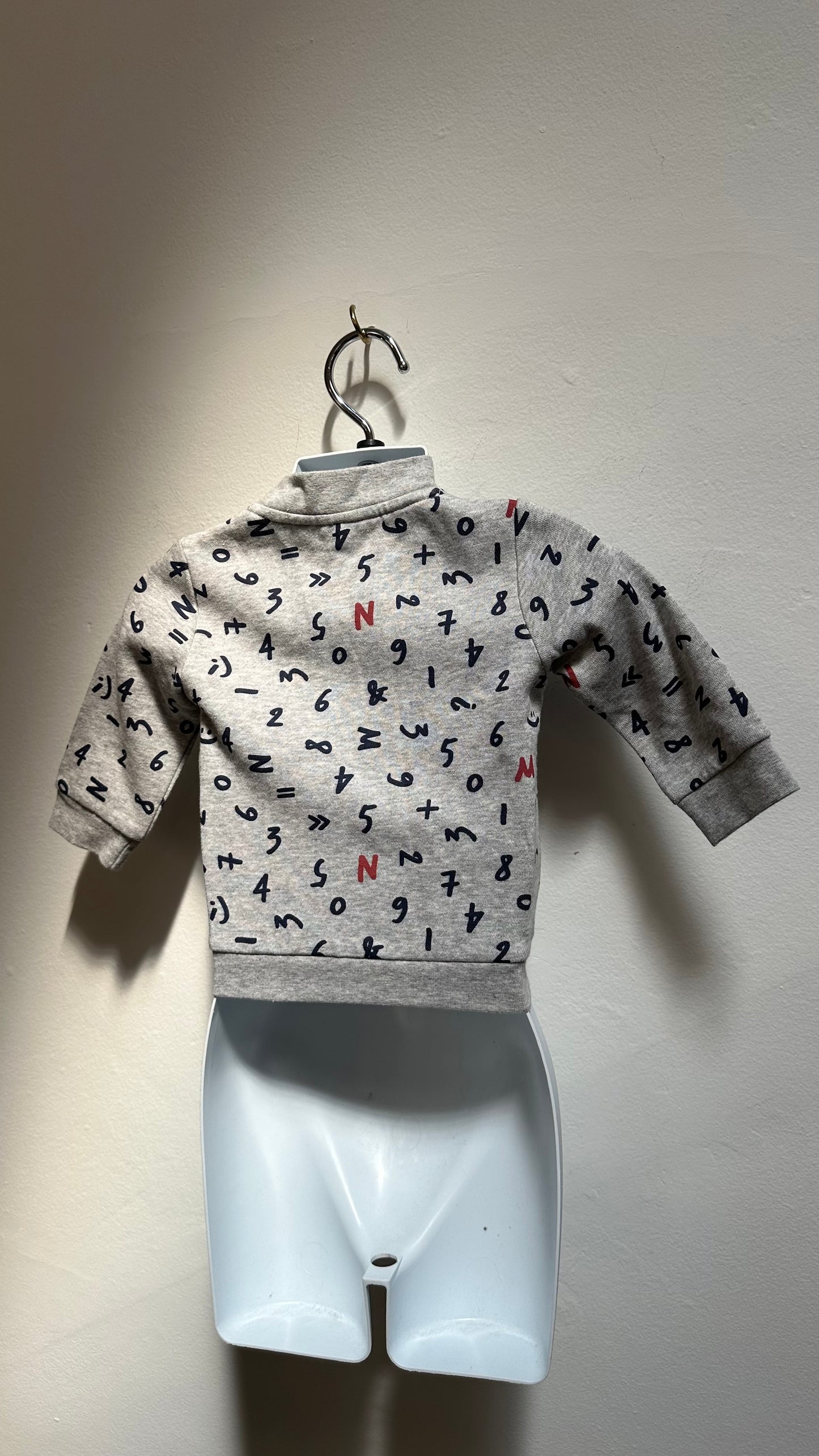Designer Minibanda Zip Up Top New with Tags Age 6-12m