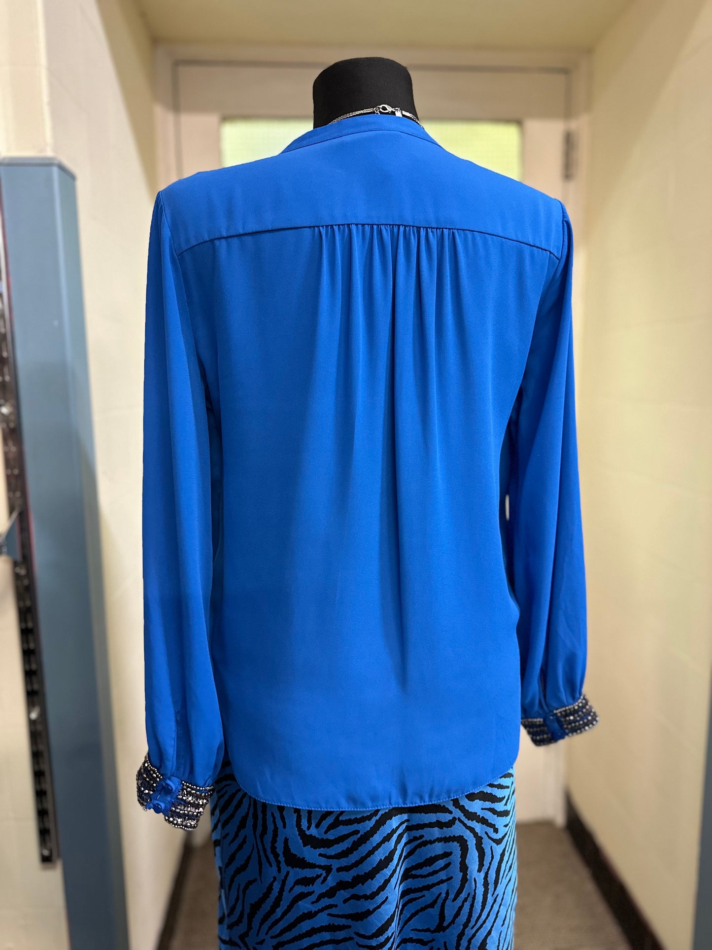 Wallis Blue Blouse, Size 8