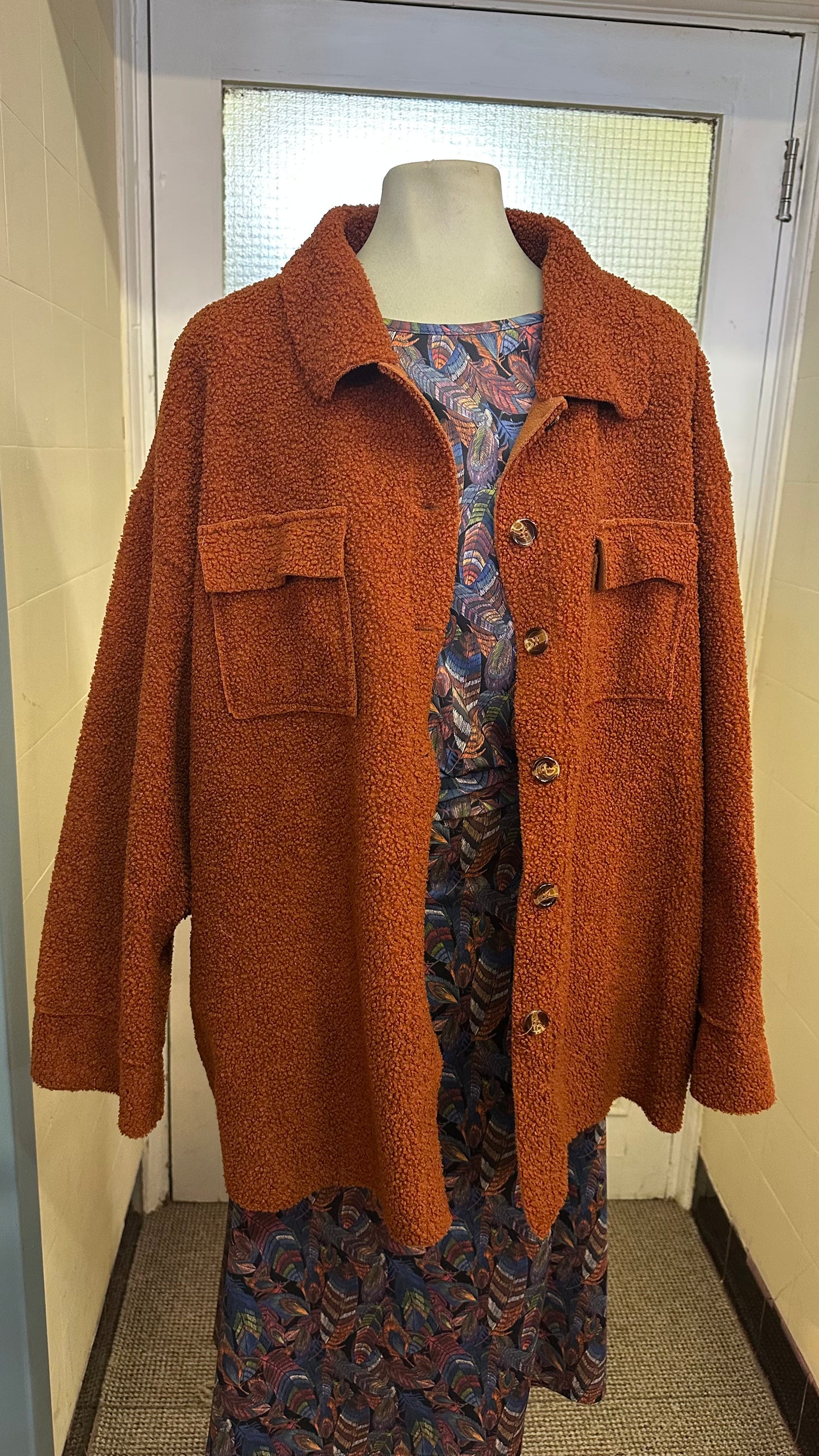 Shein Teddy Jacket Size XXL