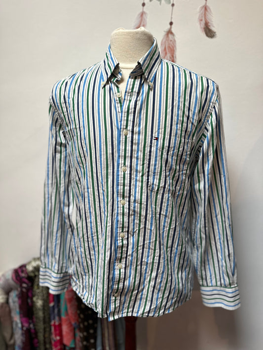 Designer 100% Cotton Tommy Hilfiger Shirt Size L