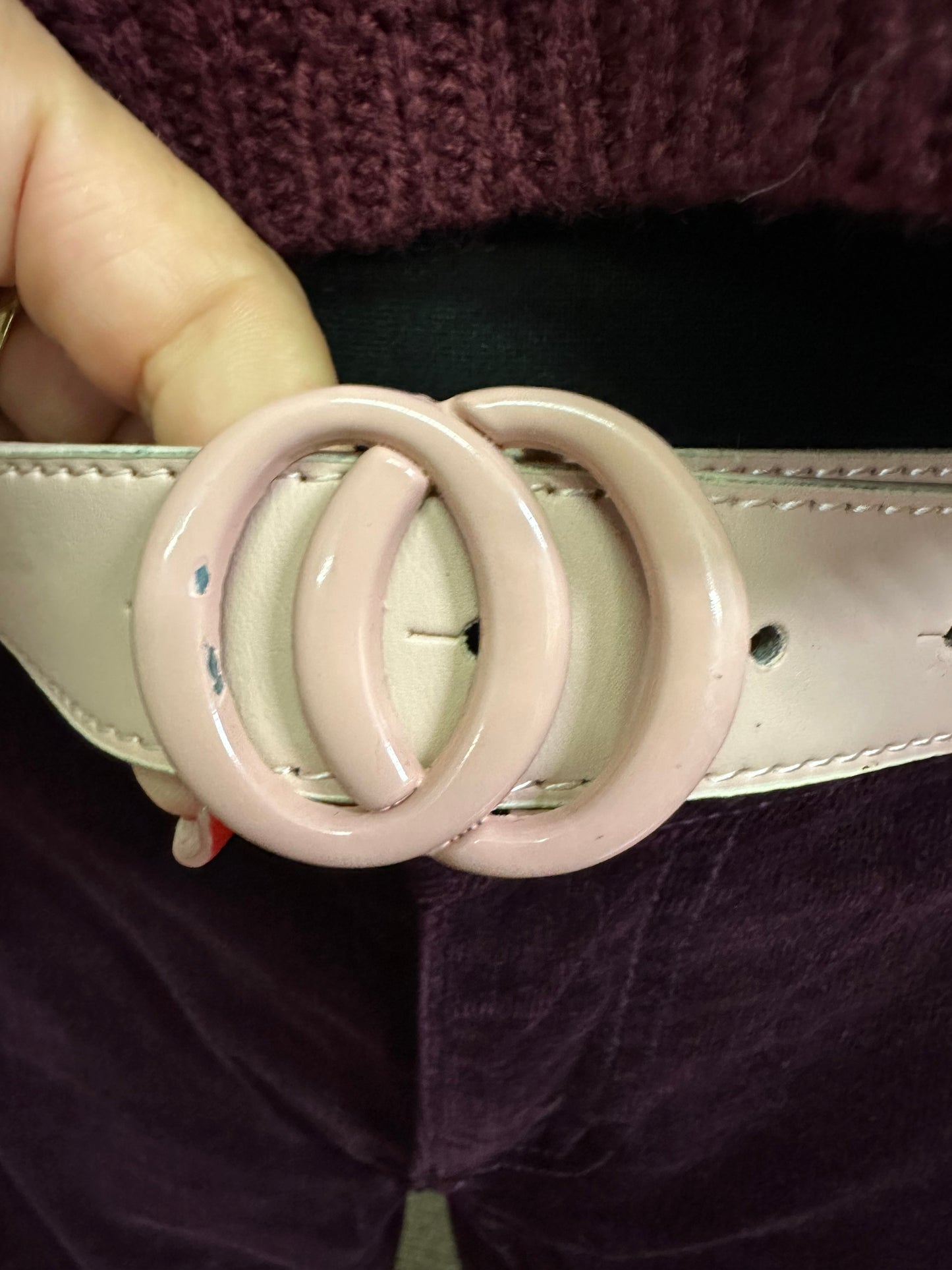 Pink Belt Slight Marks