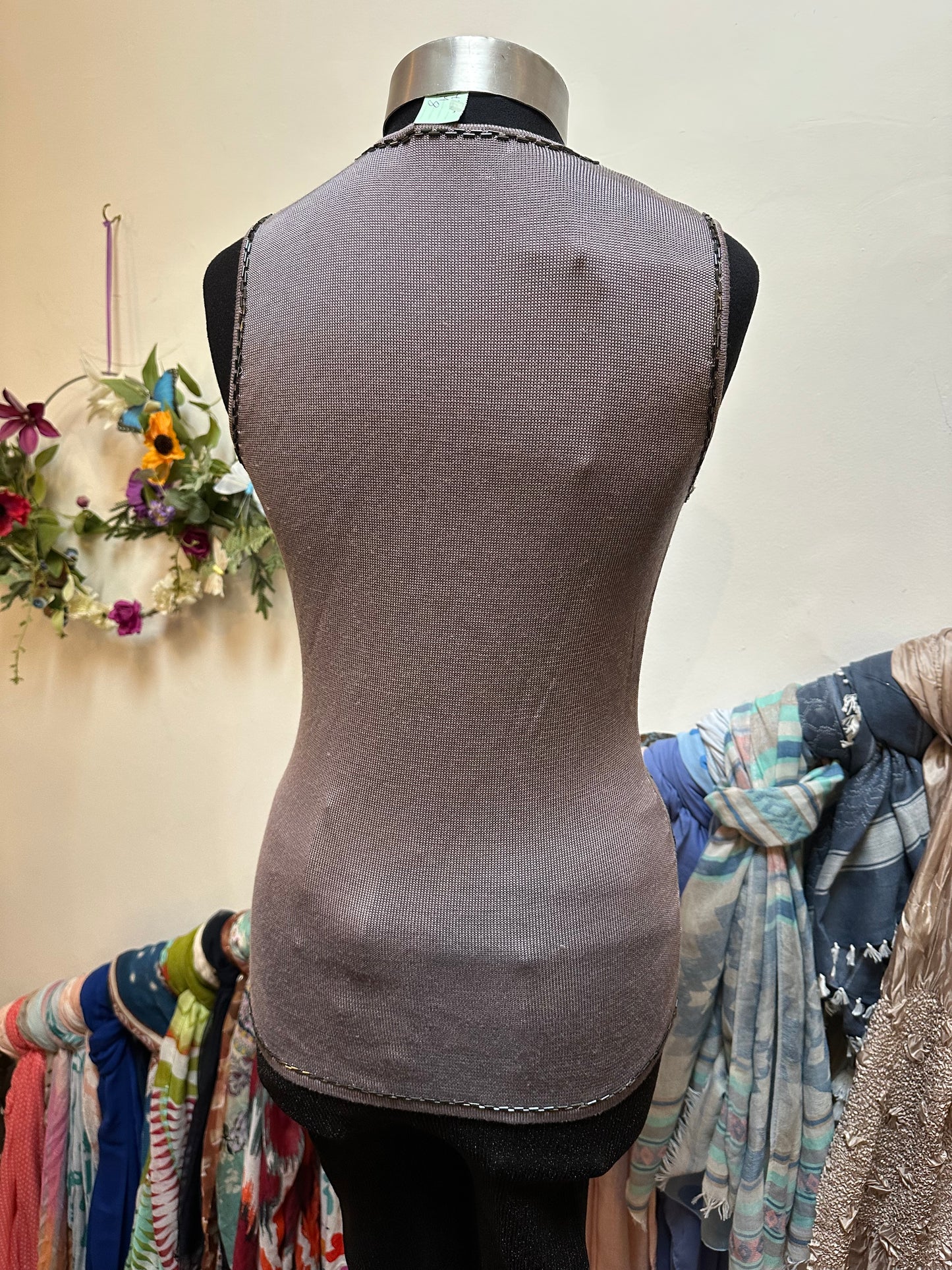 Designer J. Taylor Embellished Top Size M