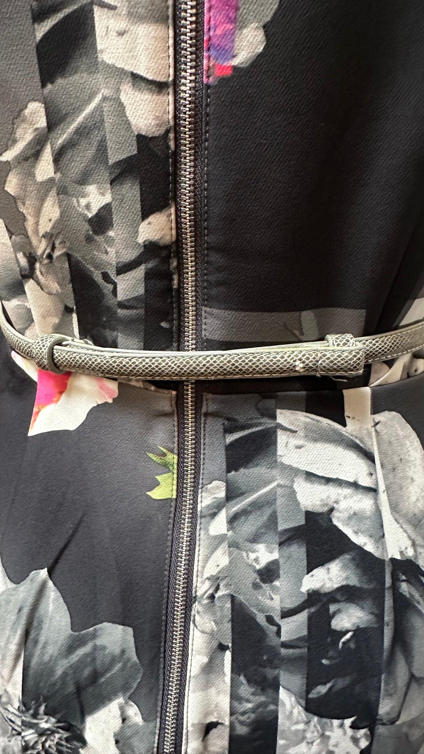 Grey Adjustable Waist Belt Size S/M