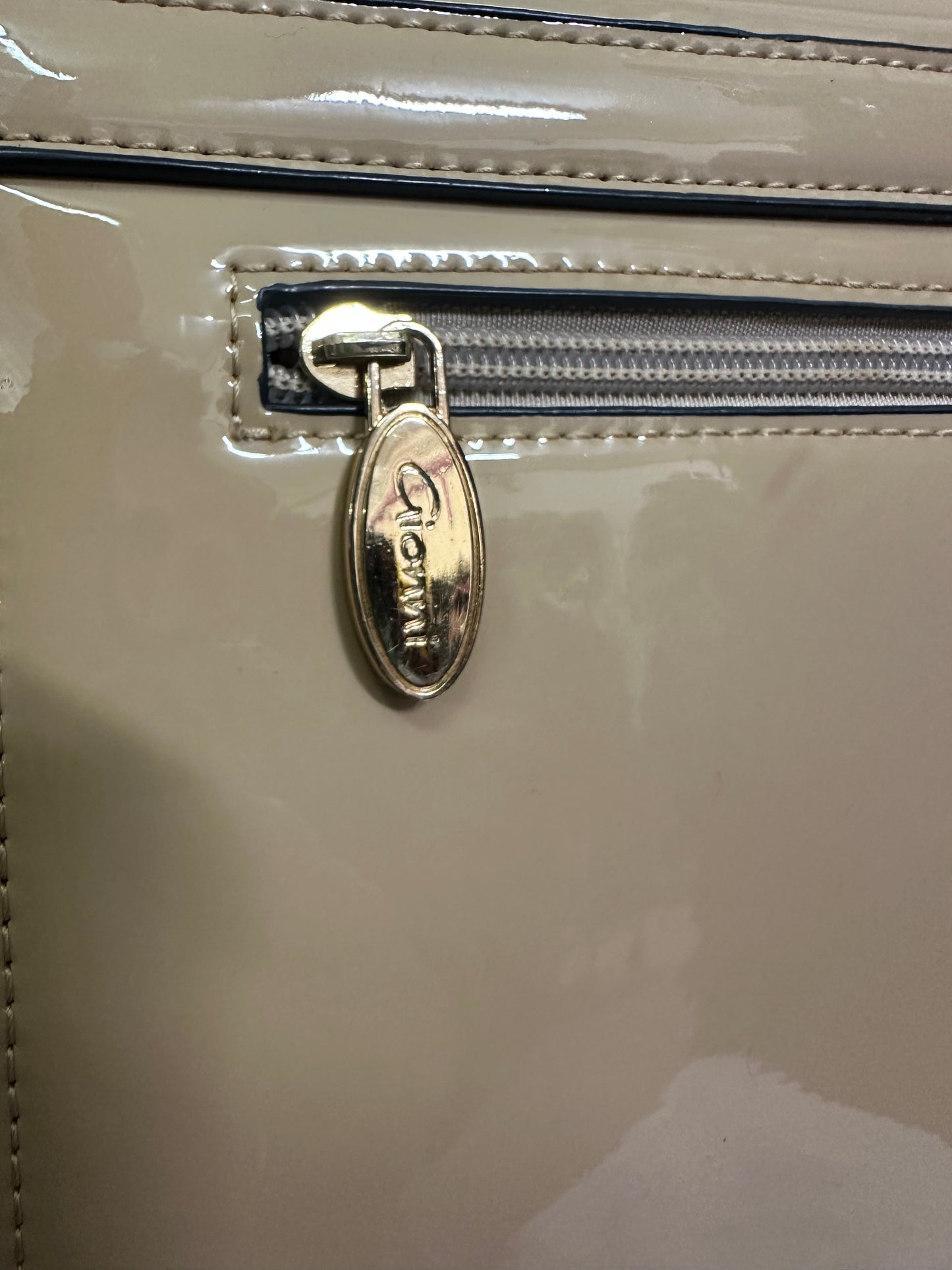 Gionni Patent Nude Bag