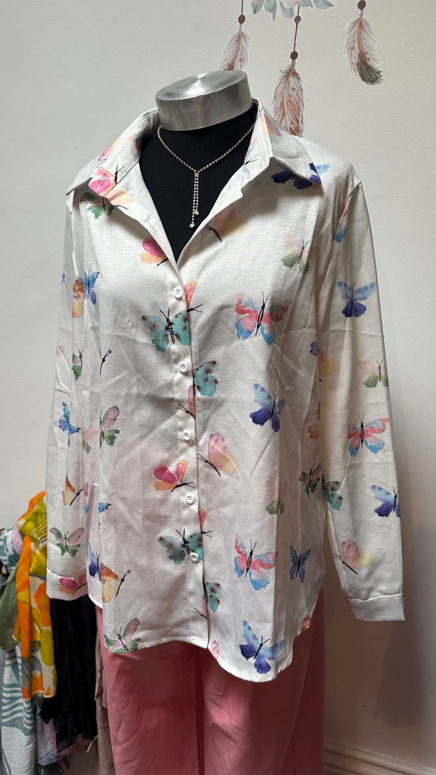 Butterfly Blouse Size L
