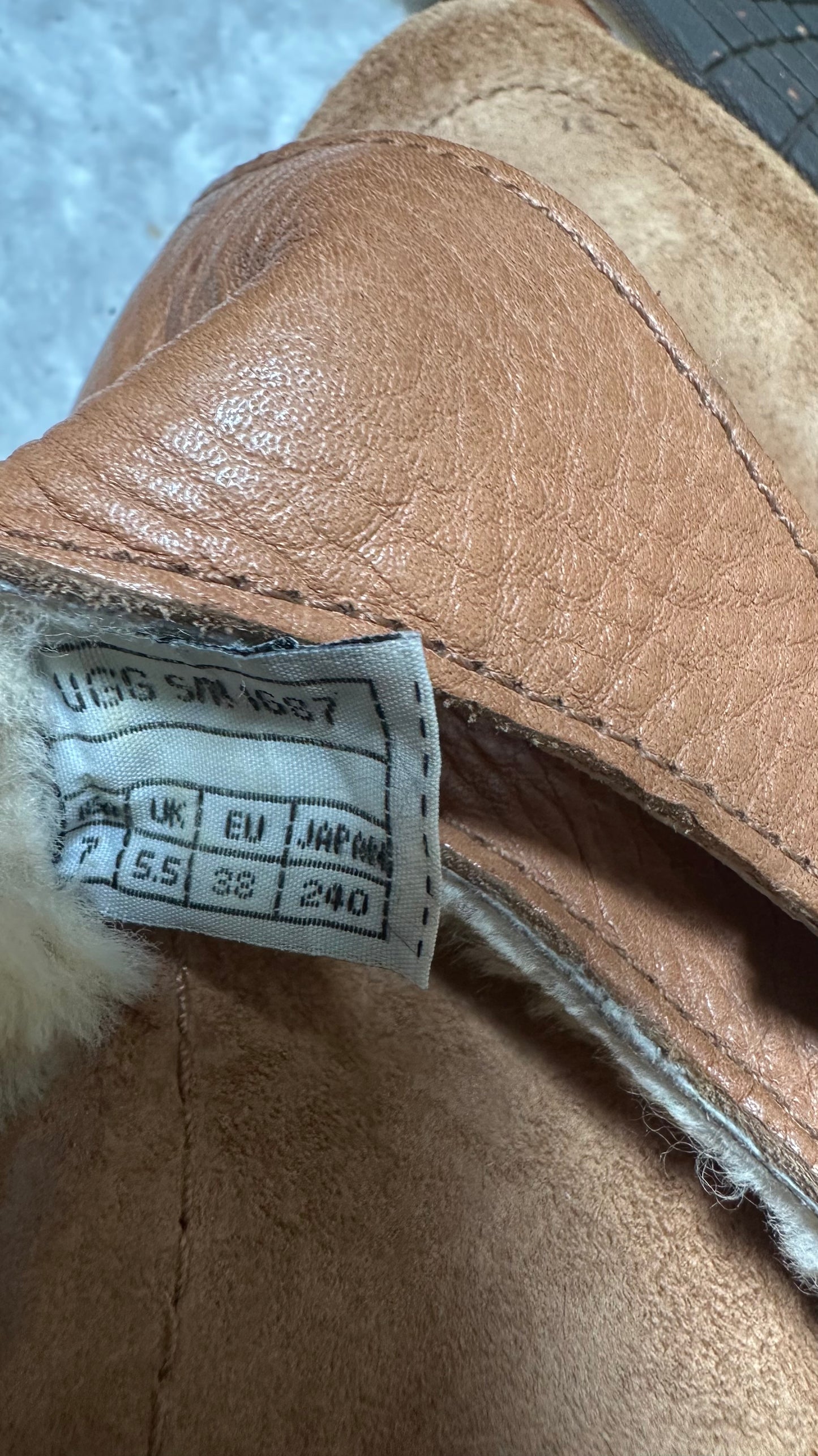 Ugg Leather Sandals Size 5.5