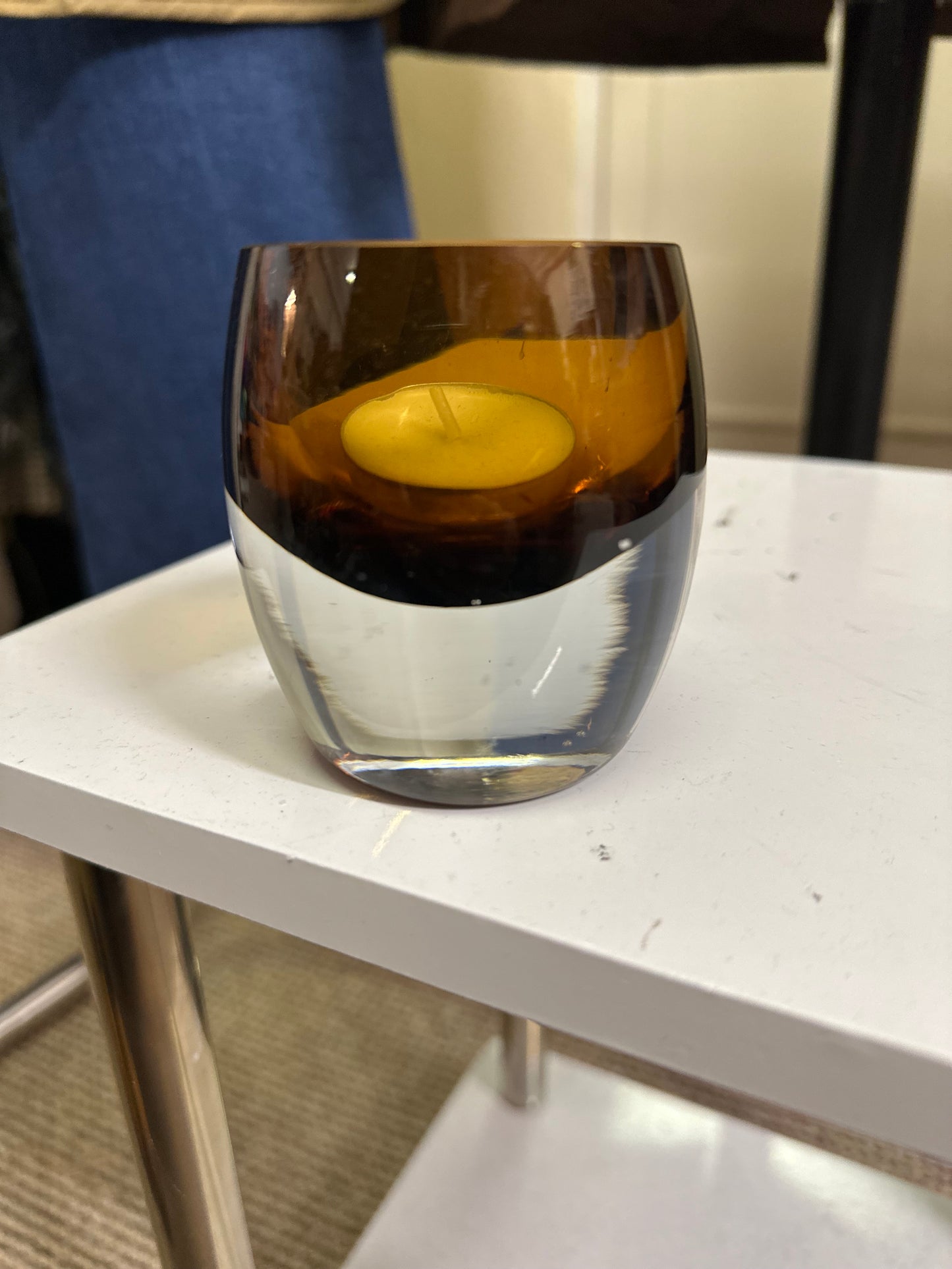Glass Tea Light Holder