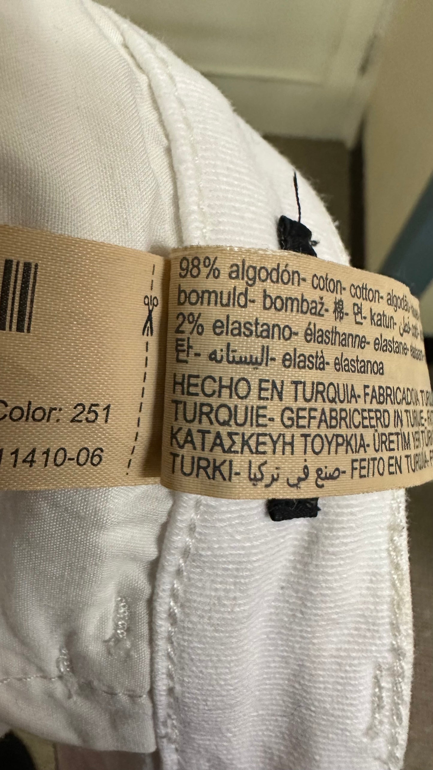 Designer Massimo Dutti White Jeans Size 12