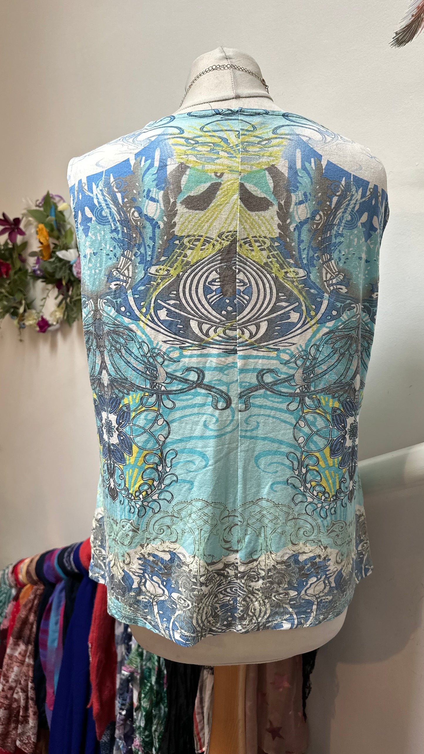 Bianca Turquoise Top Best Fit Size L