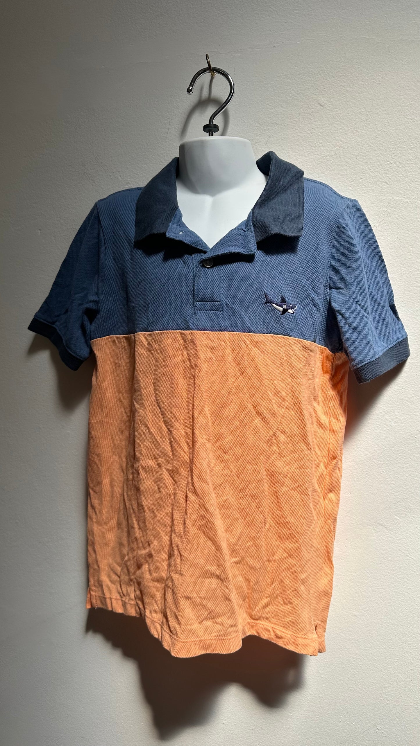 Designer Osh Kosh 100% Cotton Polo Shirt Age 8