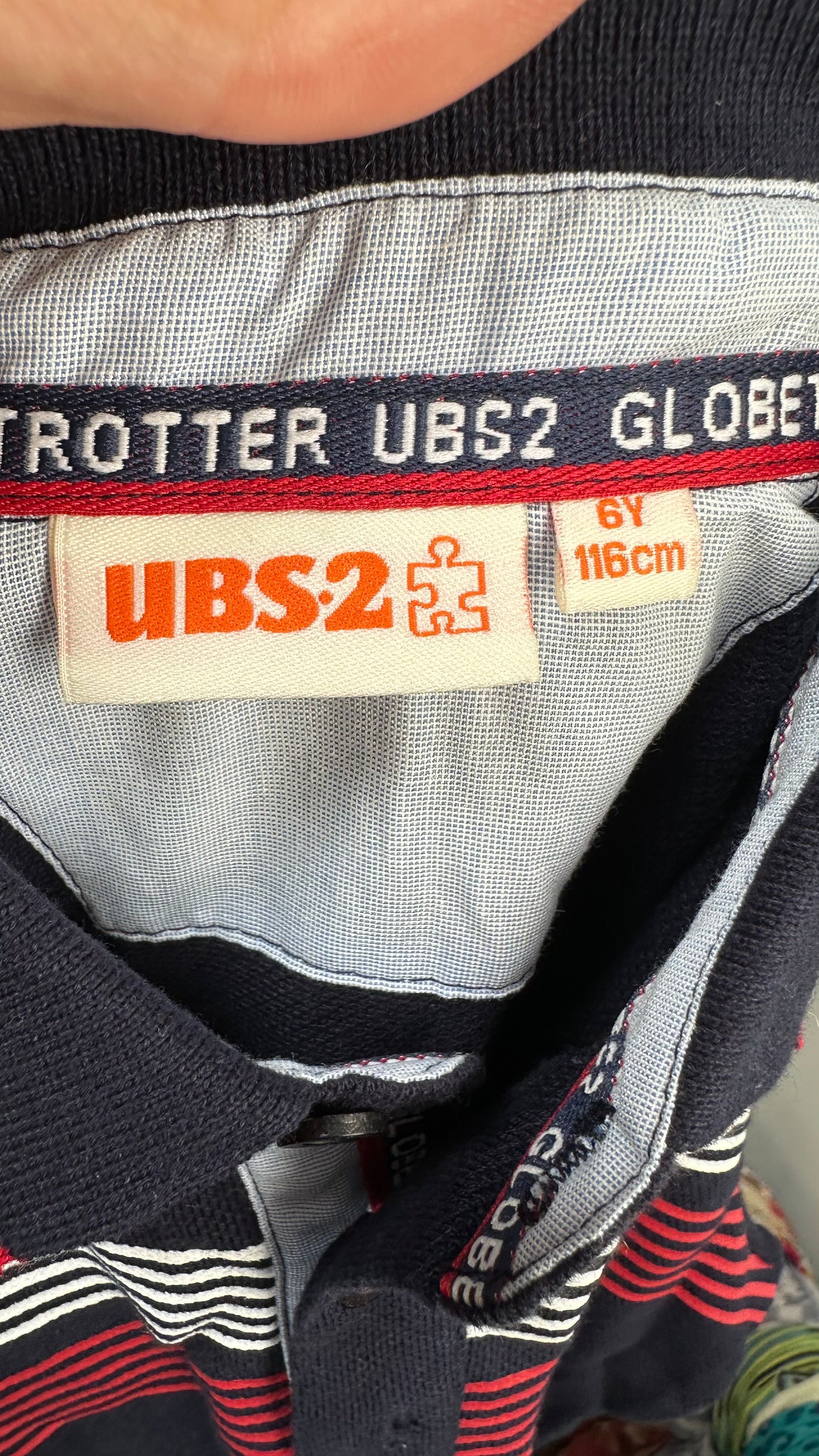UBS2 100% Cotton Polo Shirt Age 6-7