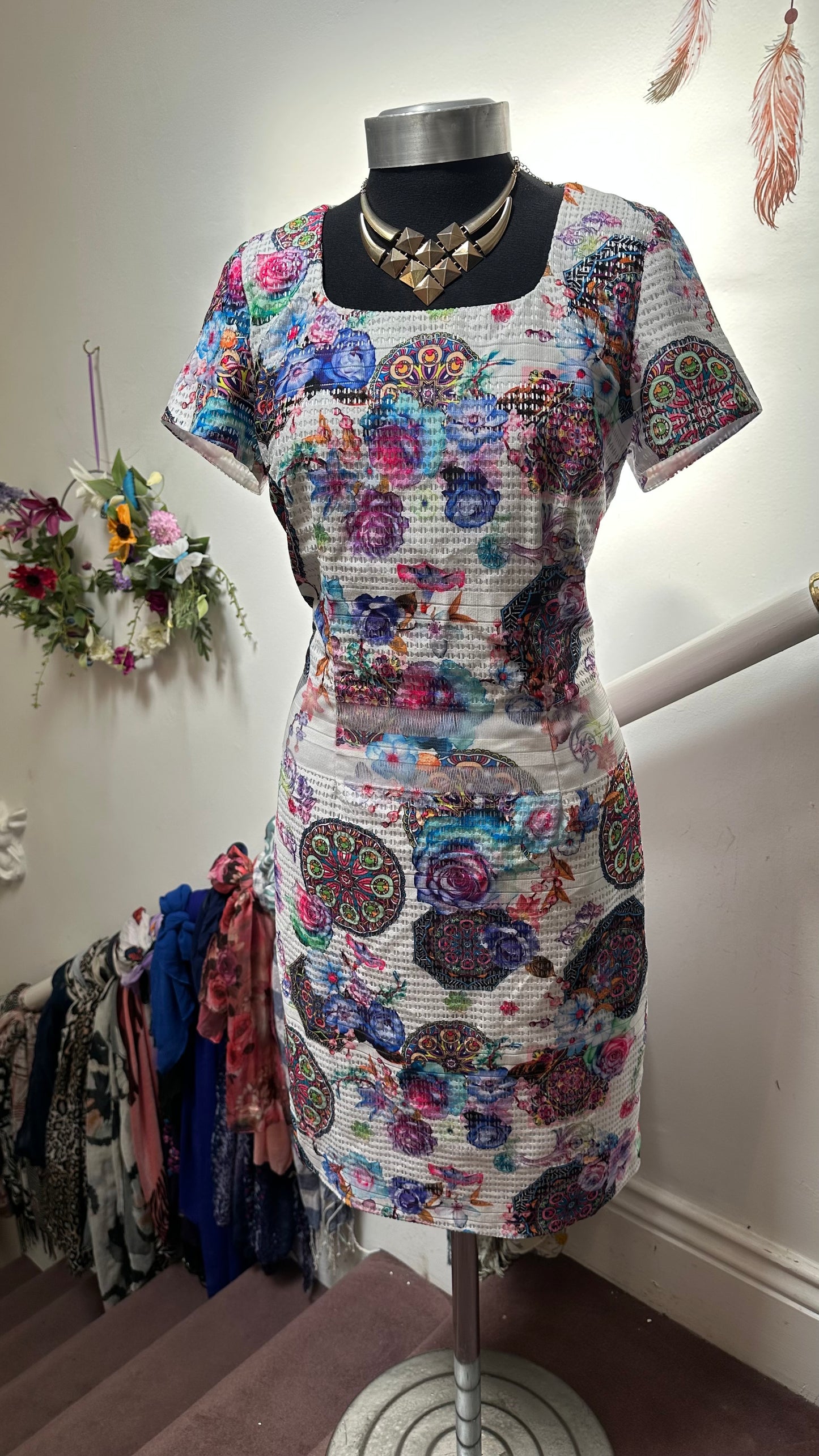 Libra Multi-Coloured Dress Size 12
