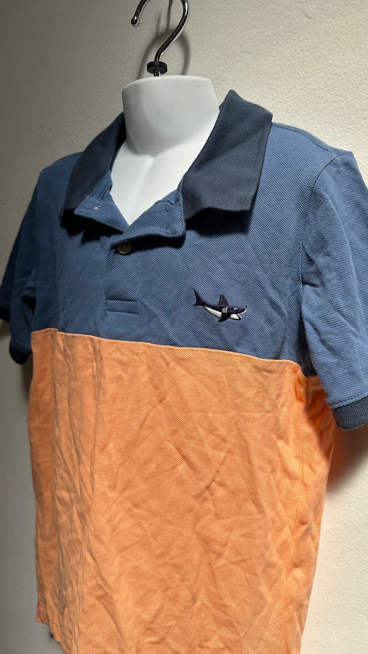 Designer Osh Kosh 100% Cotton Polo Shirt Age 8