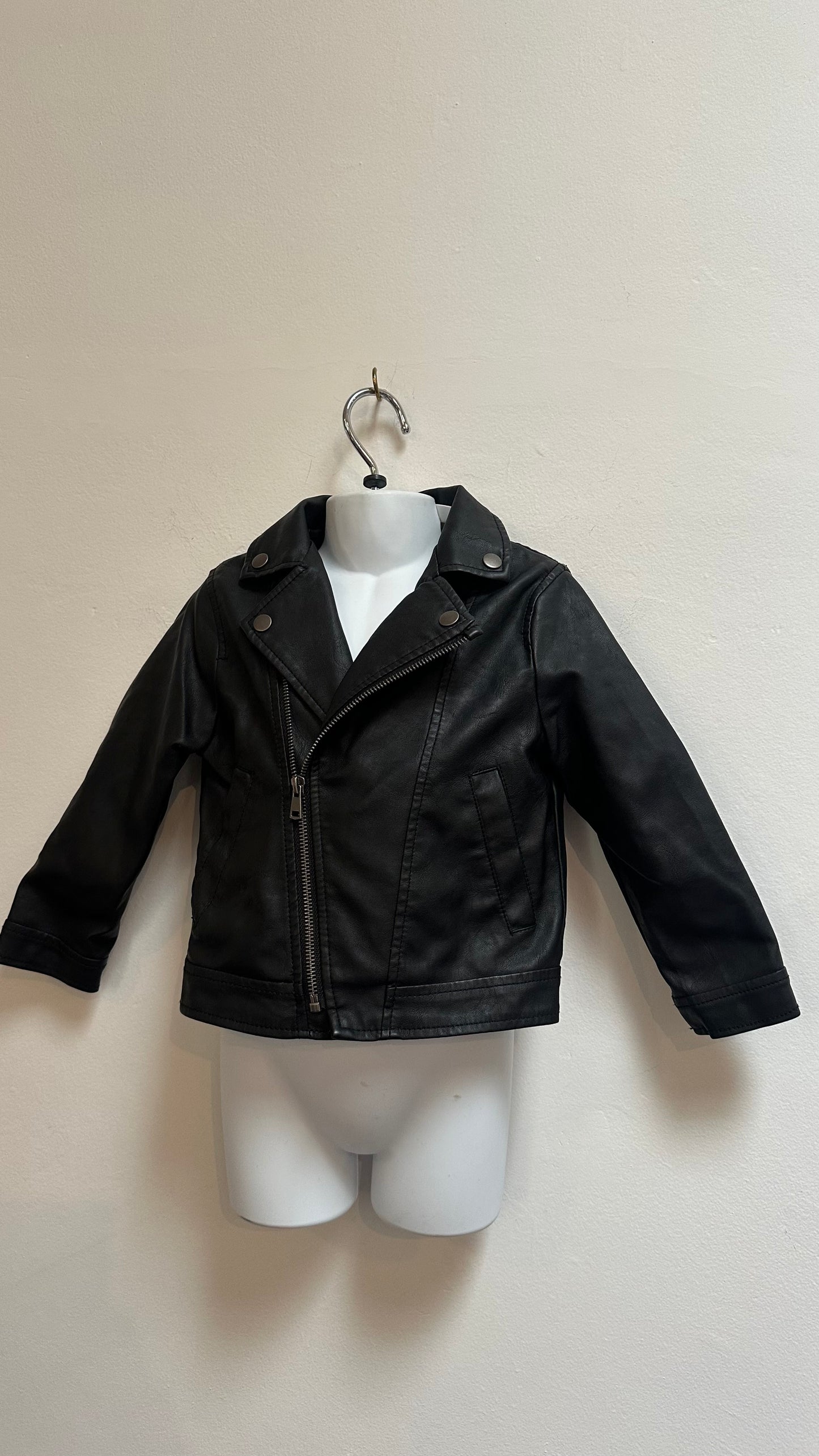 Zara PU Jacket Age 2-3