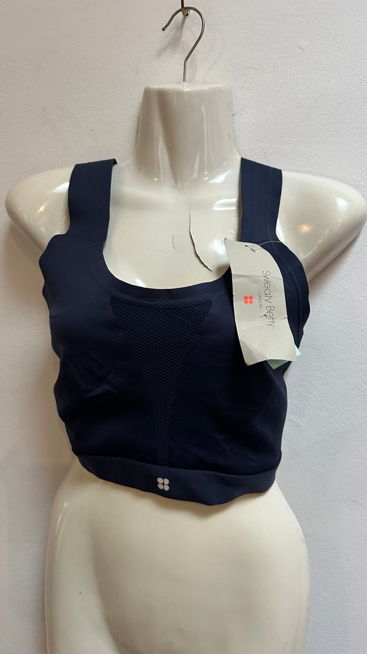 Sweaty Betty Navy Sports Bra New with Tags Size 38D RRP €75!!