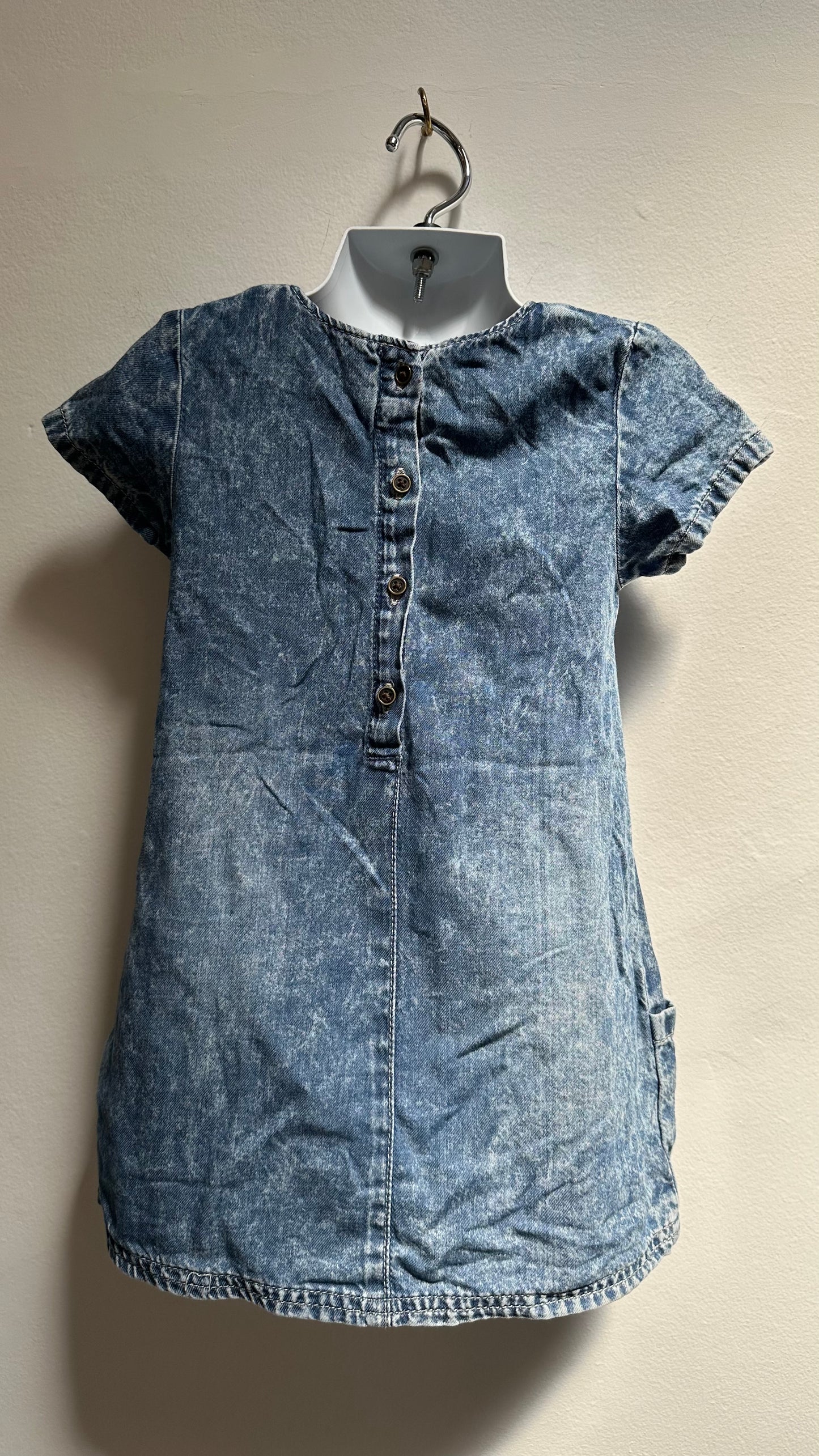 Next Denim 100% Cotton Dress 2-3
