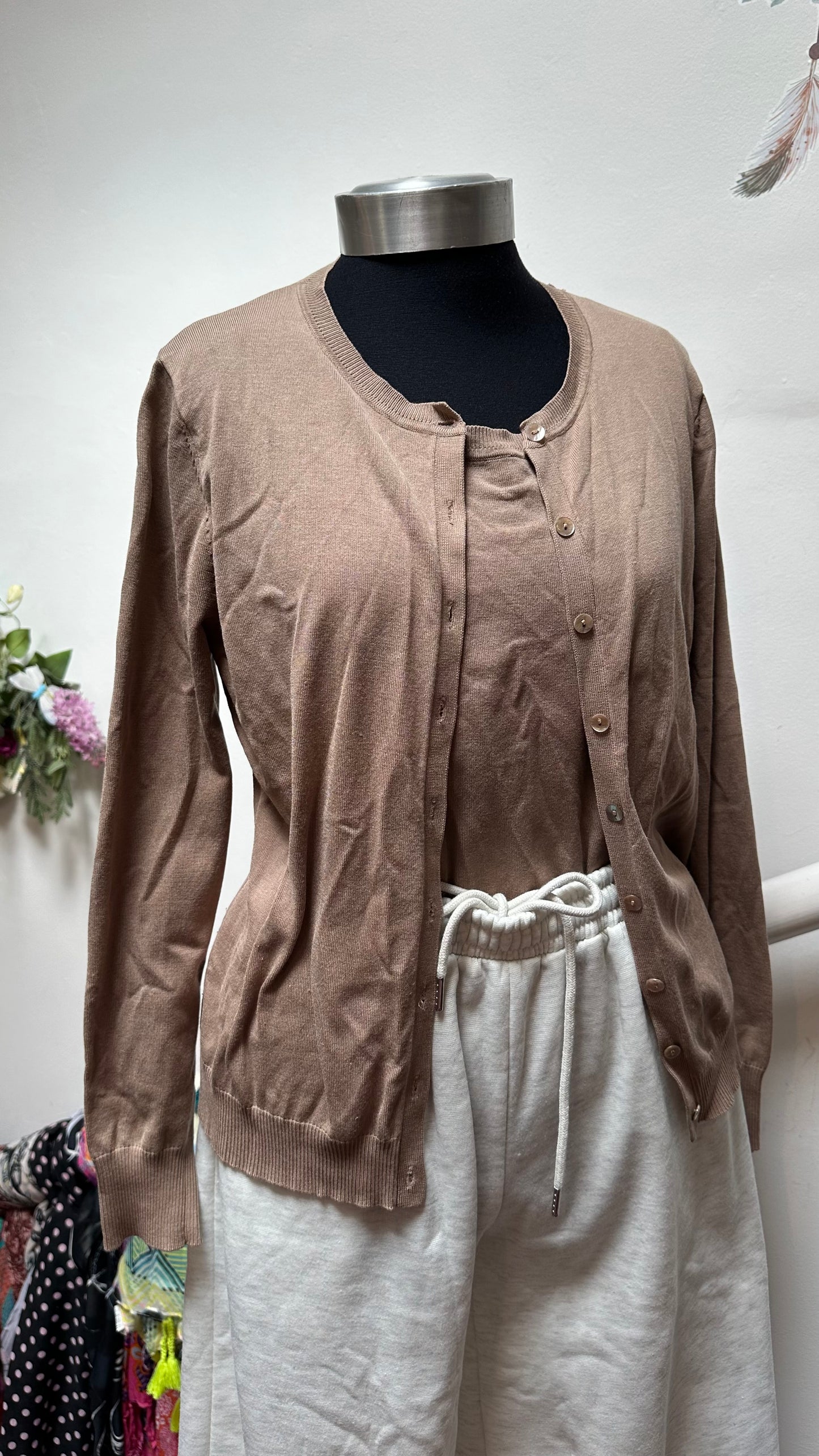 Designer August Silk Pretty 2 Piece Set Size L with 34% Silk