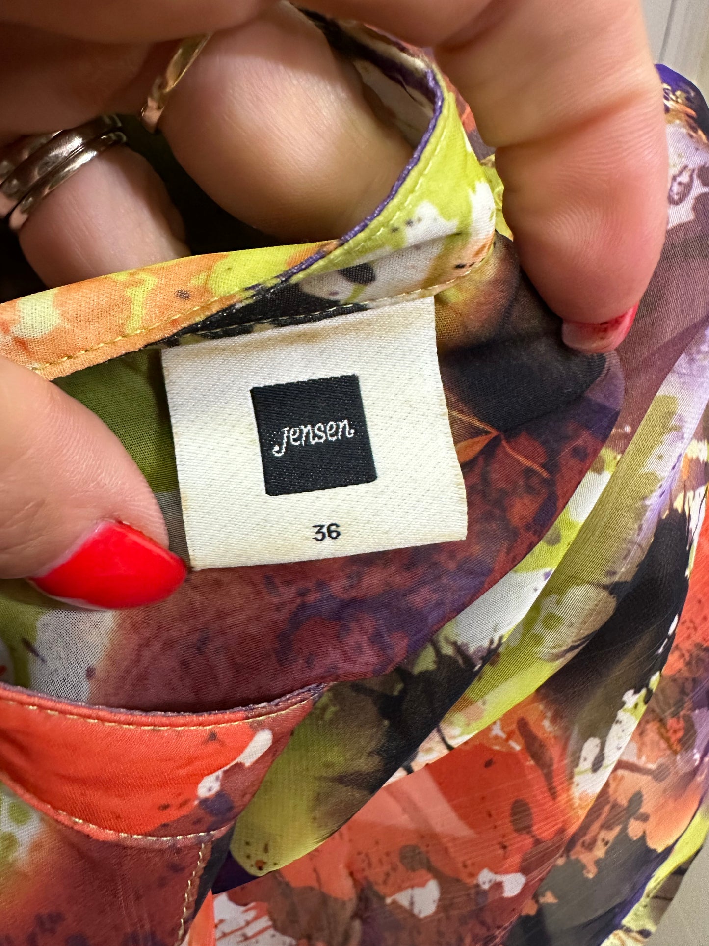 Jensen Multi-Coloured Blouse Size S