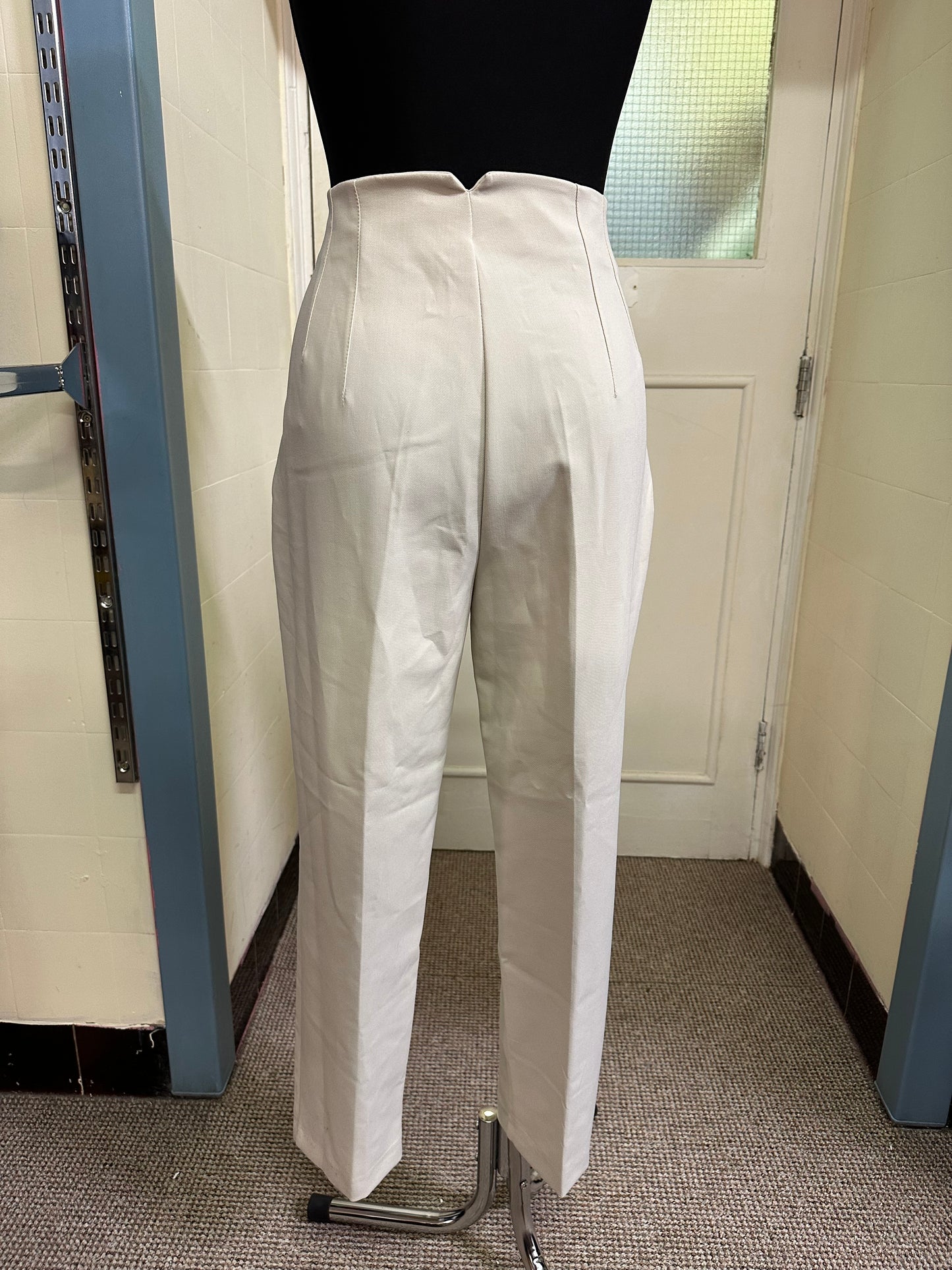 Zara Cream Trousers, Size L Small Fitting