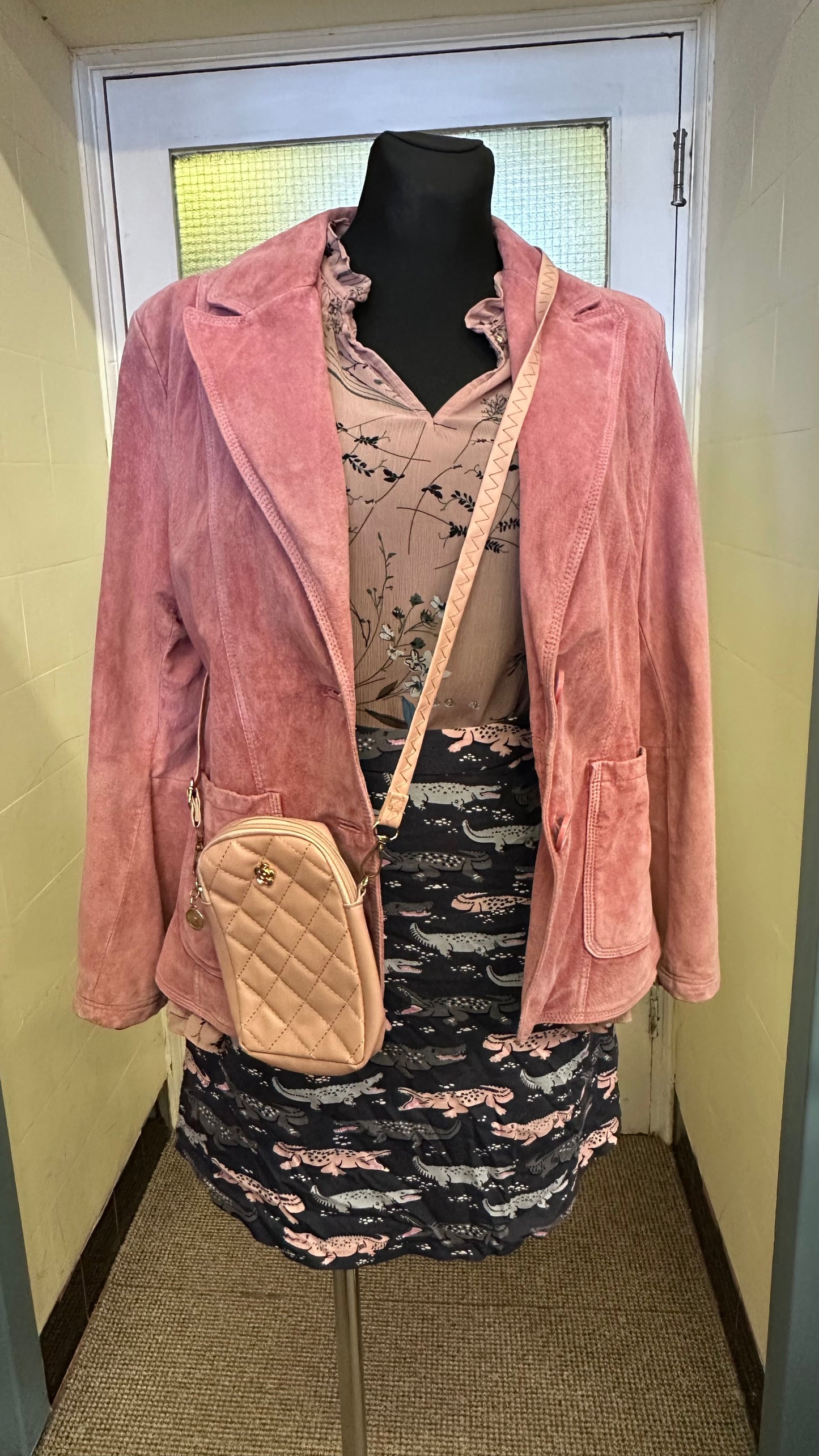 Pale Pink Crossbody