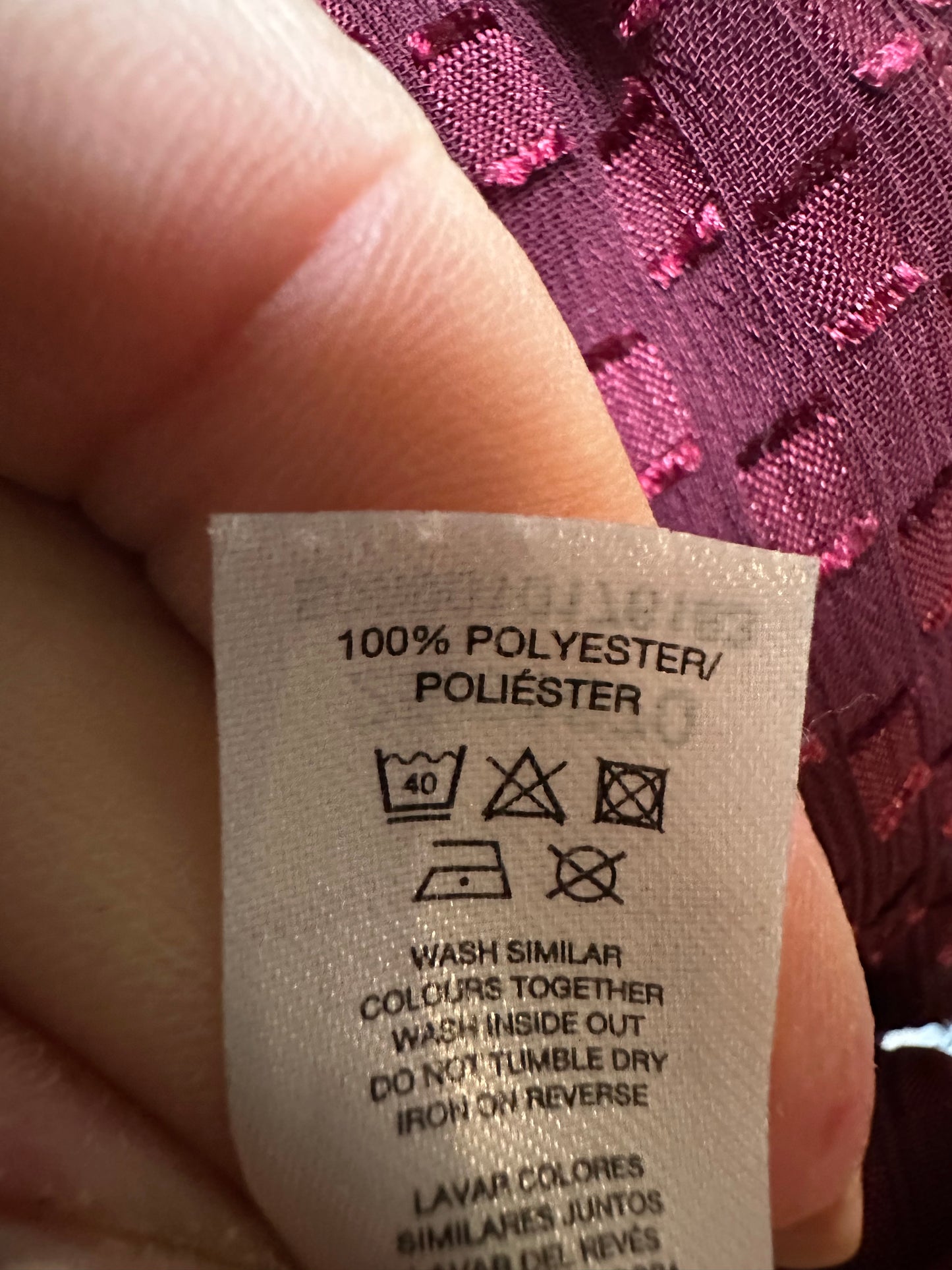 Gallery Burgundy Blouse Size 22