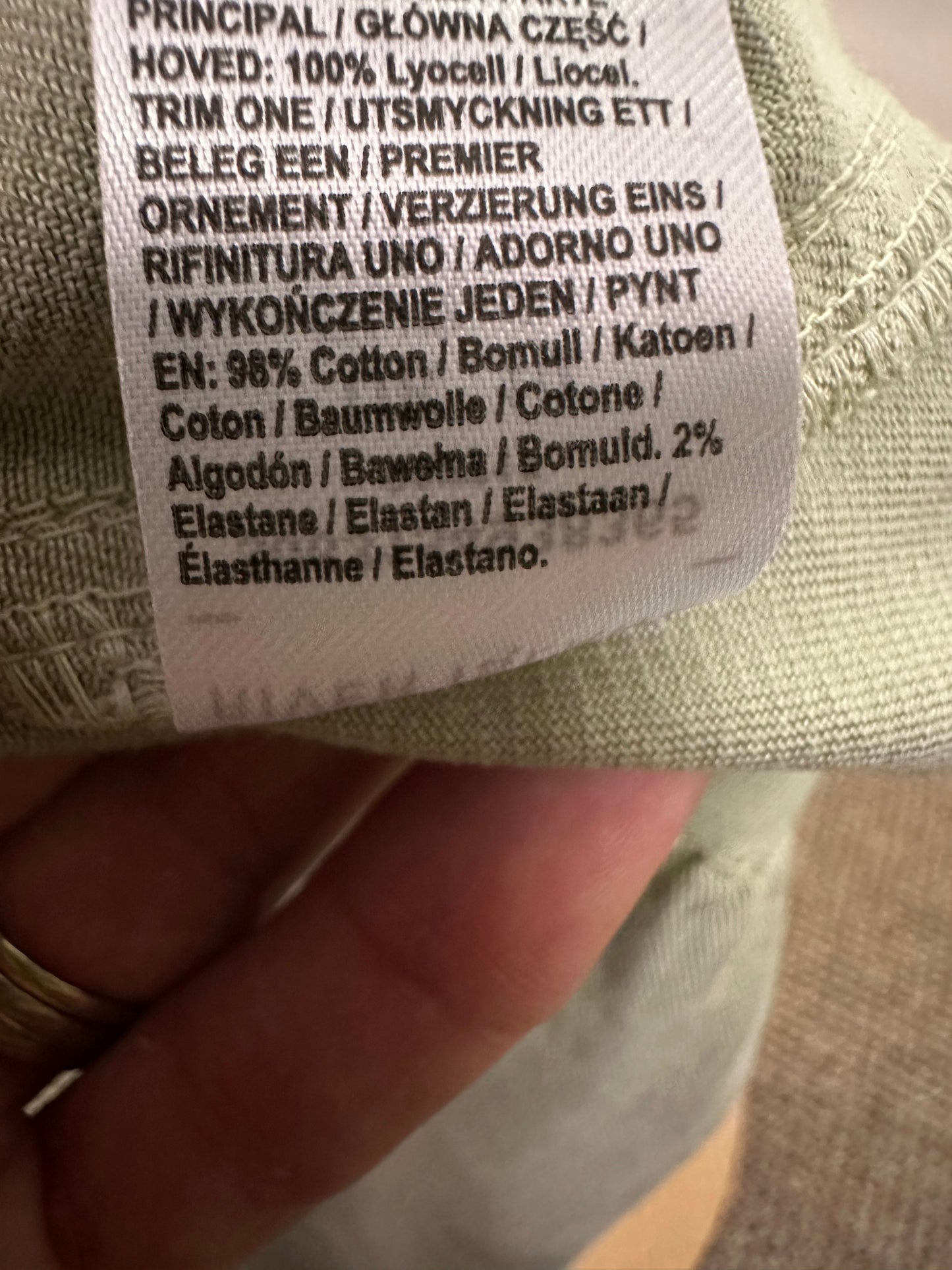 River Island Olive Skirt Size 10