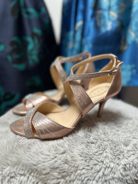 Debut Rose Gold Sandals Size 7
