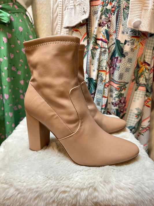 Primark Beige Sock Boot Size 6