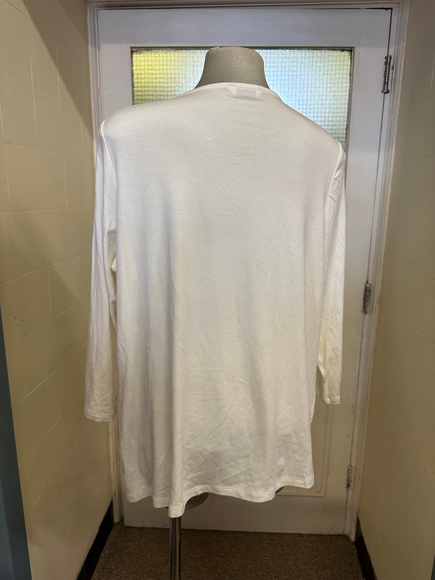 M&S Lace Overlay Top Size 16