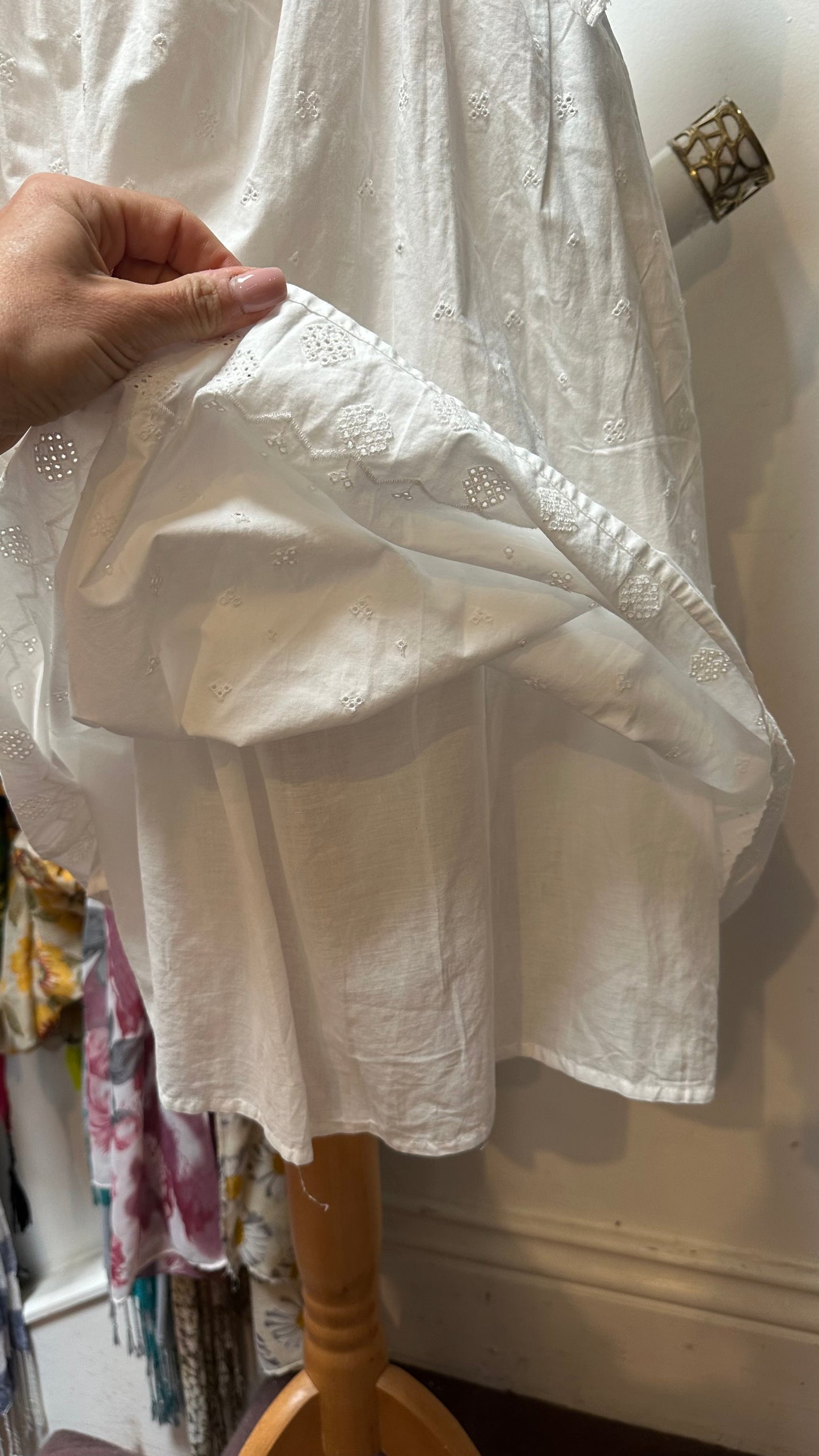 F&F 100% Cotton Fully Lined Dress Size 14