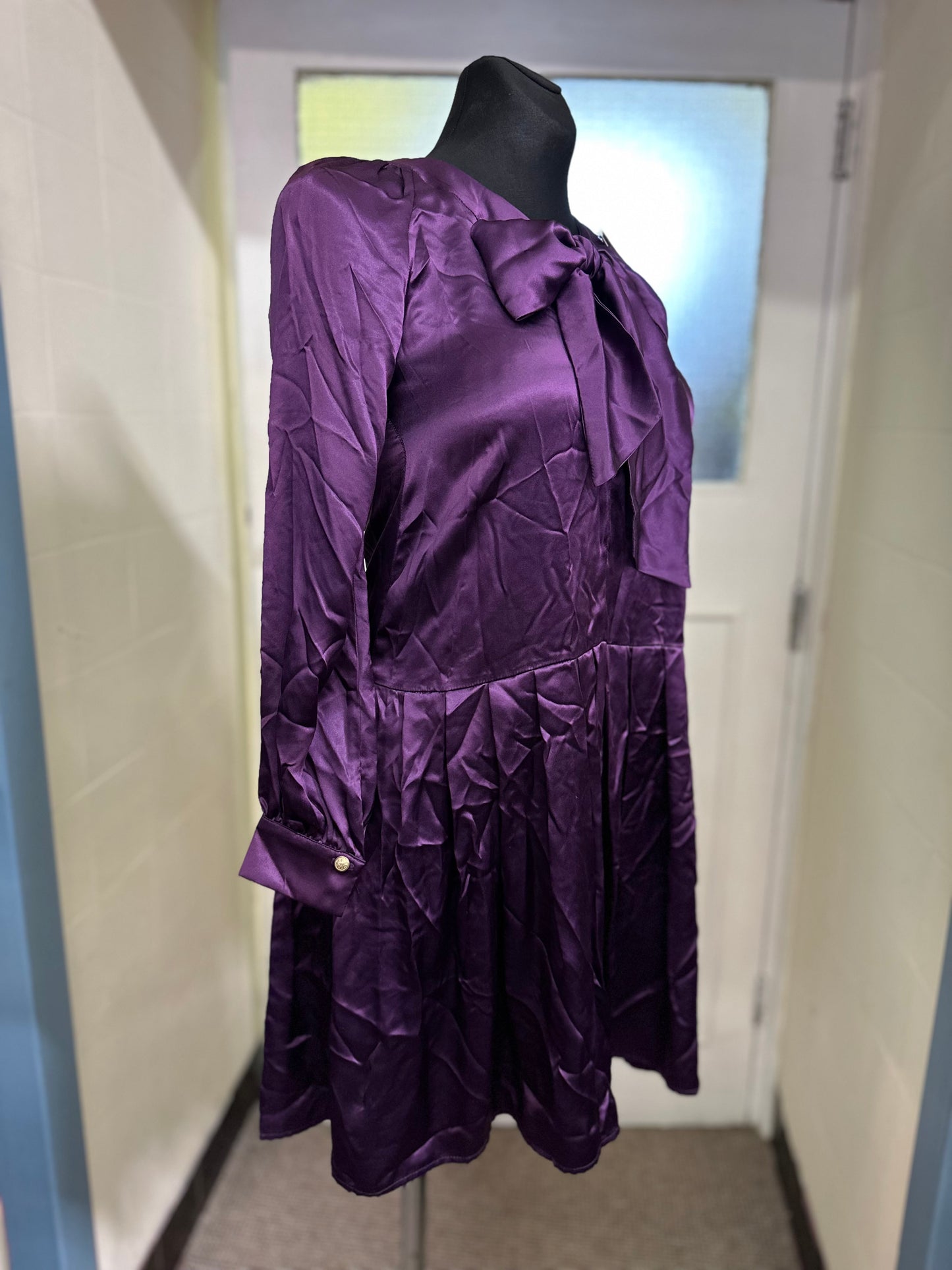 Designer La Mantine 100% Silk Dress RRP €287!!! Size 6 or Children’s Size 12-13