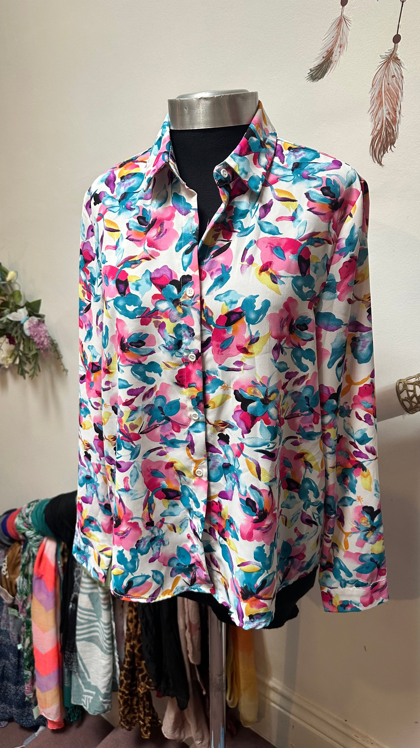 Dizzy & Milly Colourful Blouse Size M