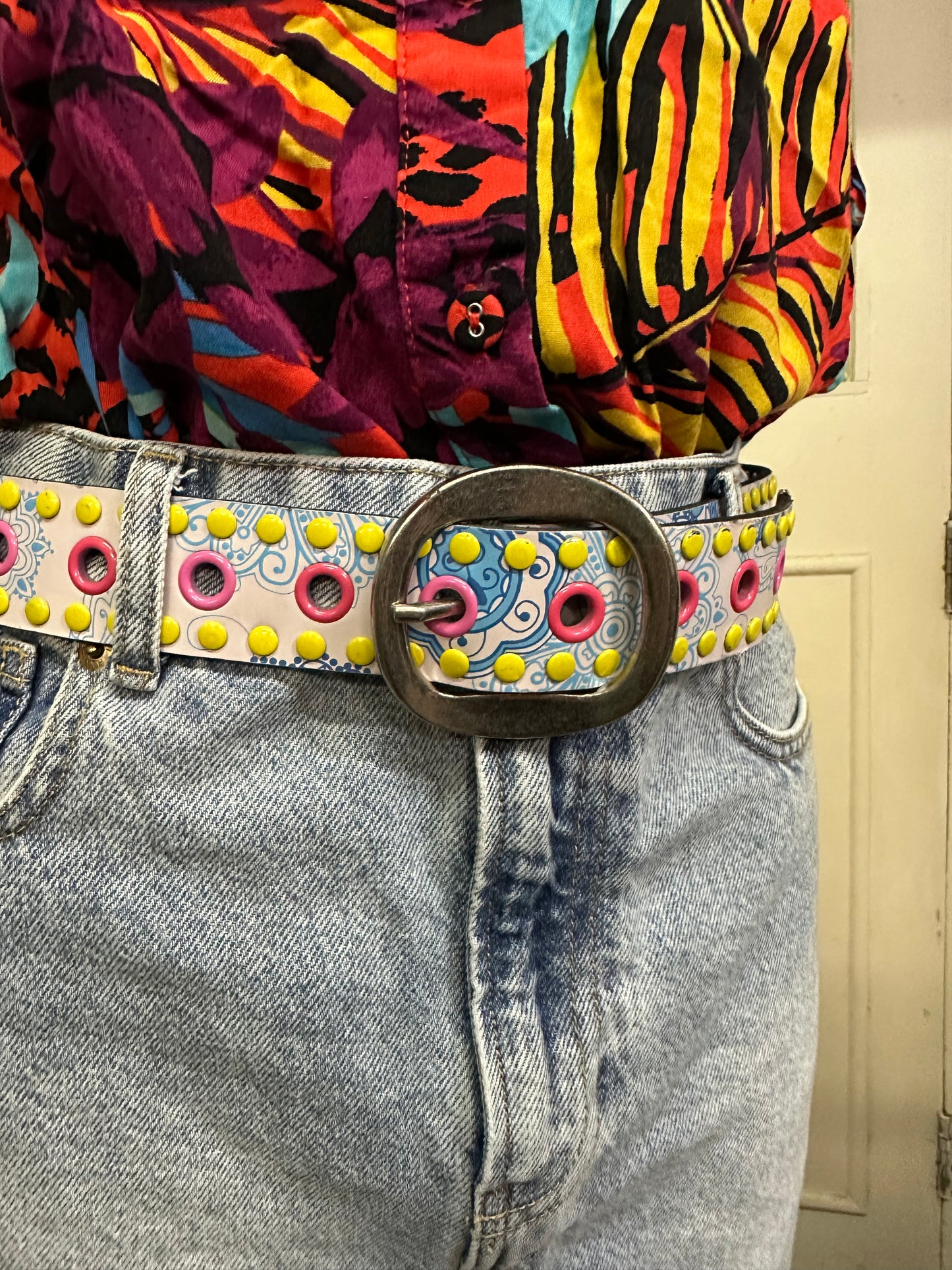 Pepe Jeans Funky Leather Belt Size S/M