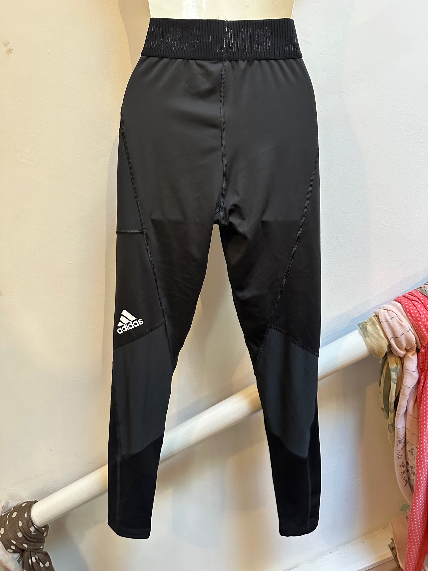 Adidas Leggings with Logo Waistband Size S