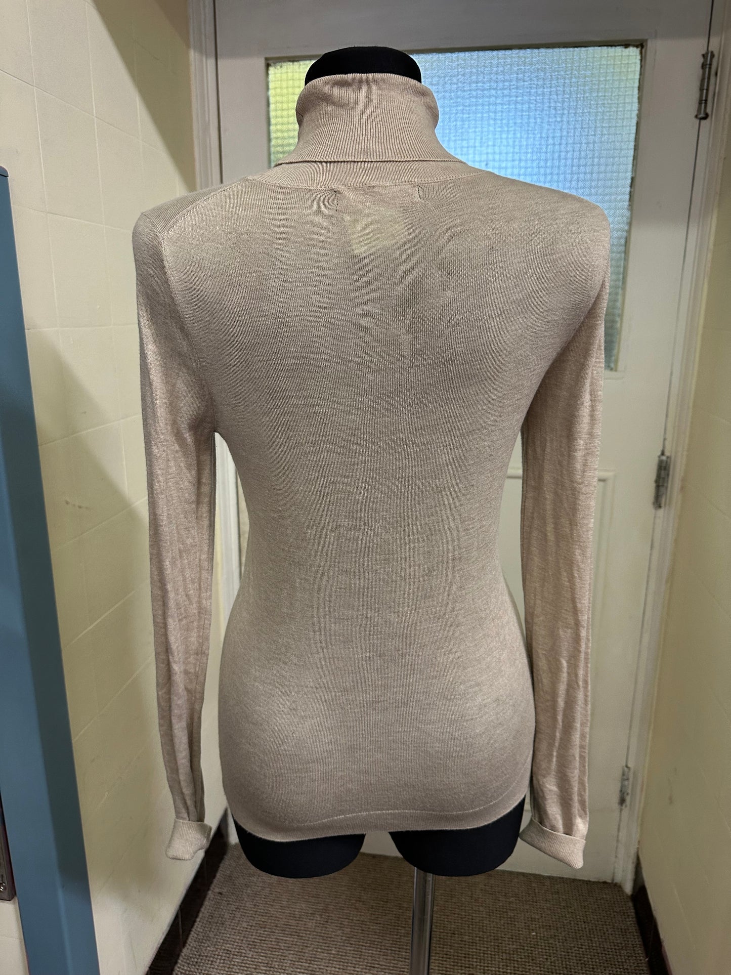Mango Beige Turtle Neck Size S