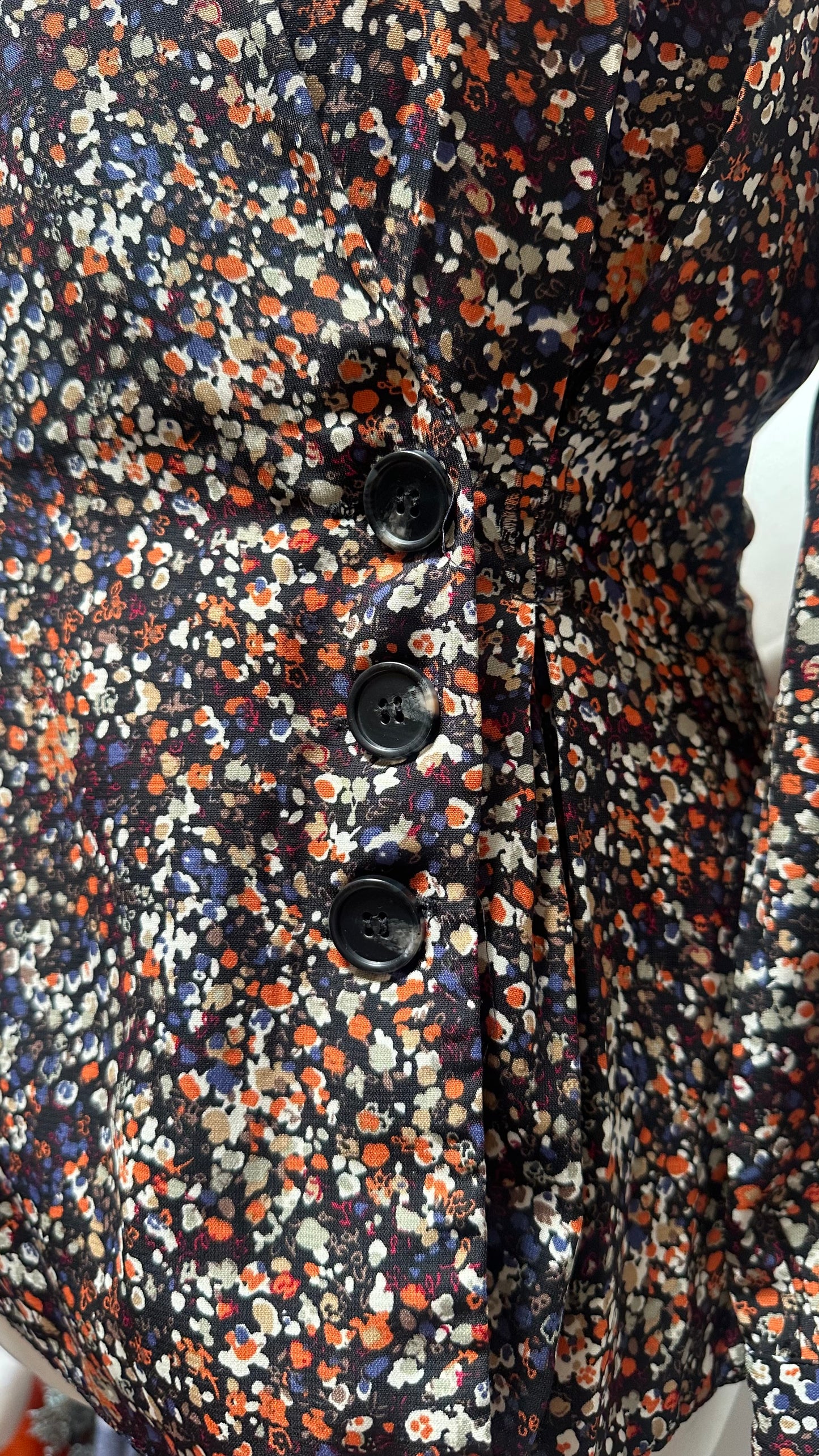 Yas Side Button Blouse Size S