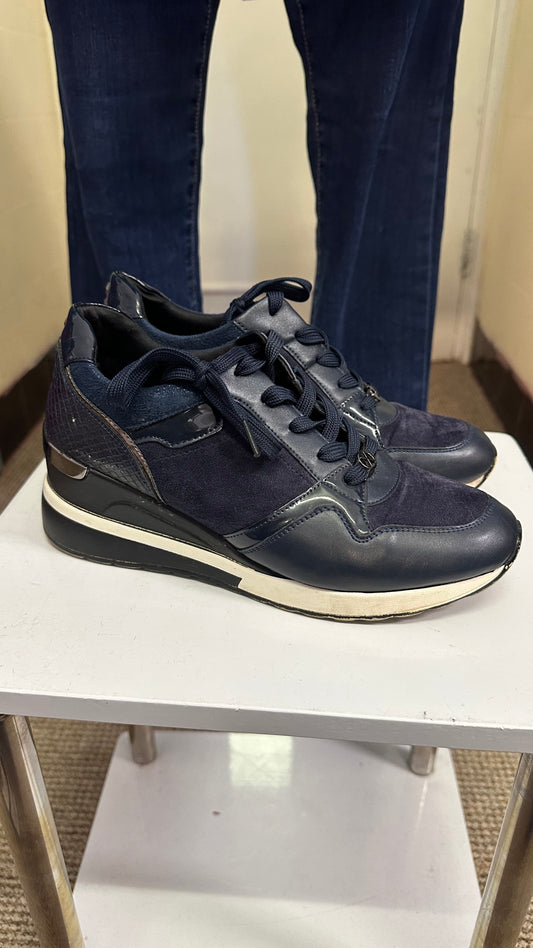 Lloyd & Pryce Navy Trainers Size 6